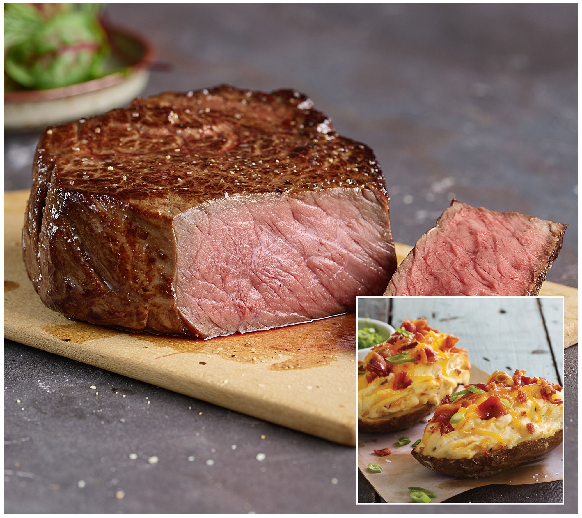 Kansas City (8) 4oz Sirloins & (6) 5oz Twice-Baked Potatoes