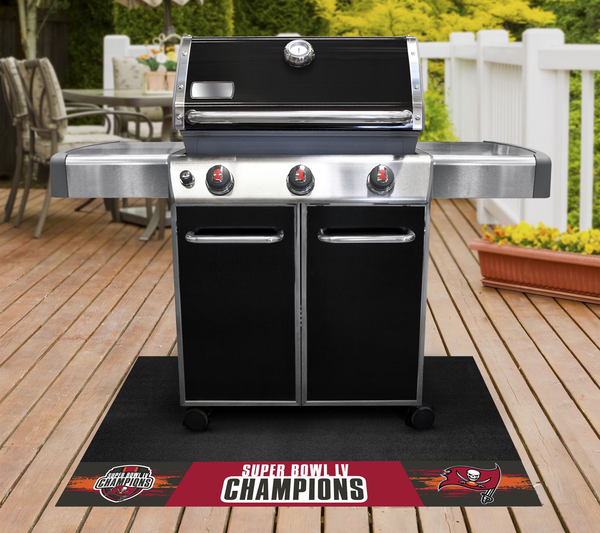 Tampa Bay Buccaneers Super Bowl LV Champions Dynasty Tailgate Mat