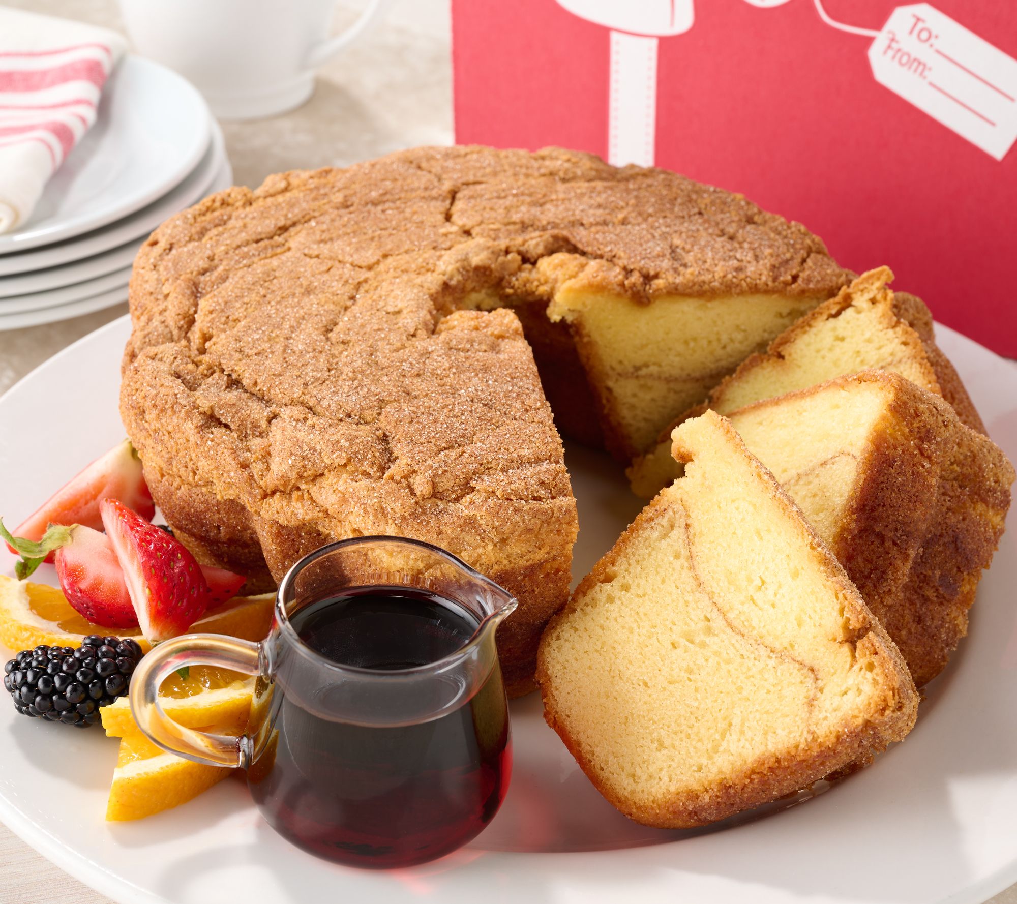 SH12/7 My Grandma's 28oz Coffee Cake in Holiday Gift Box