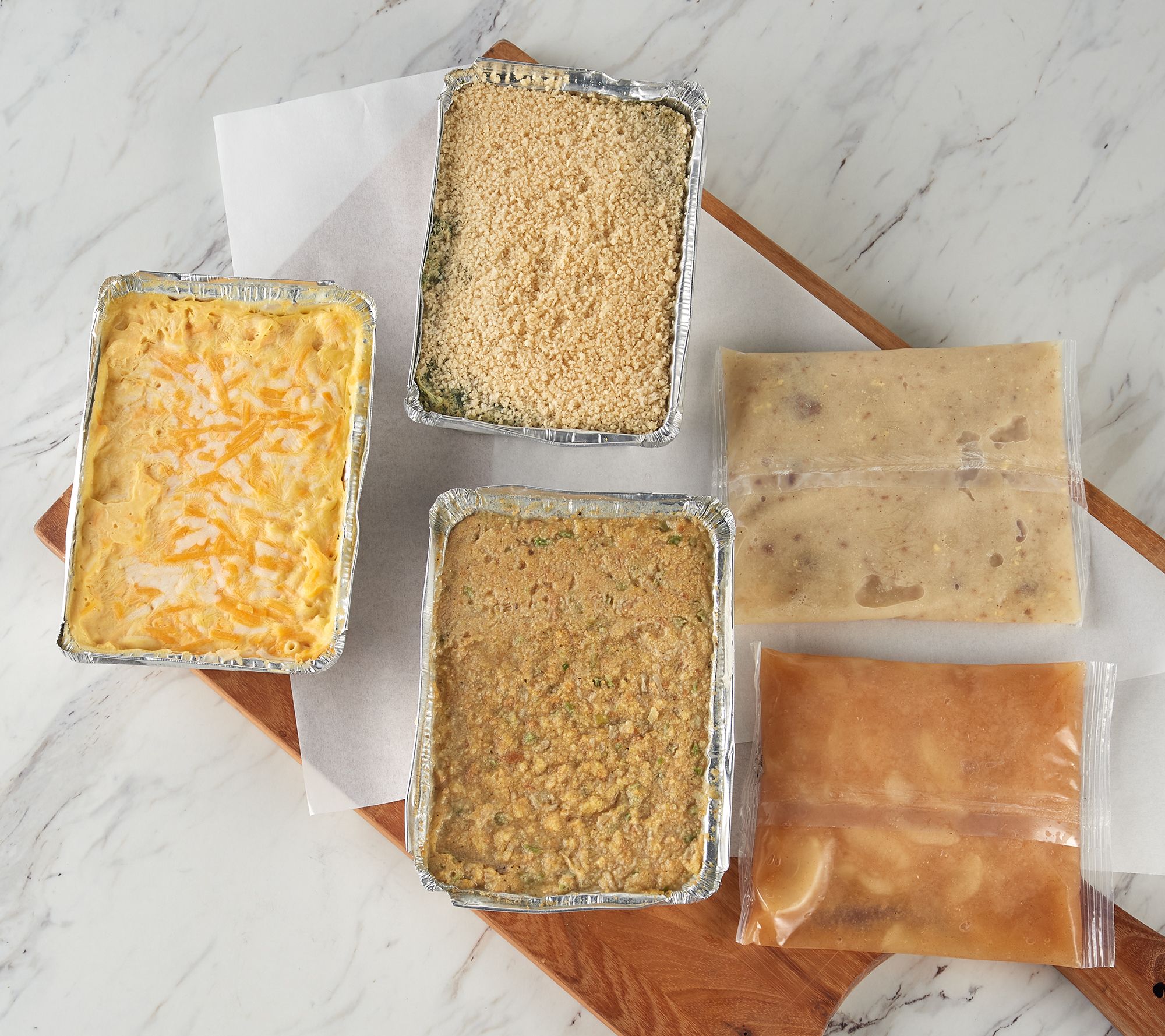 St. Clair (3) 2lb Side Dishes Plus (2) 1lb Sides