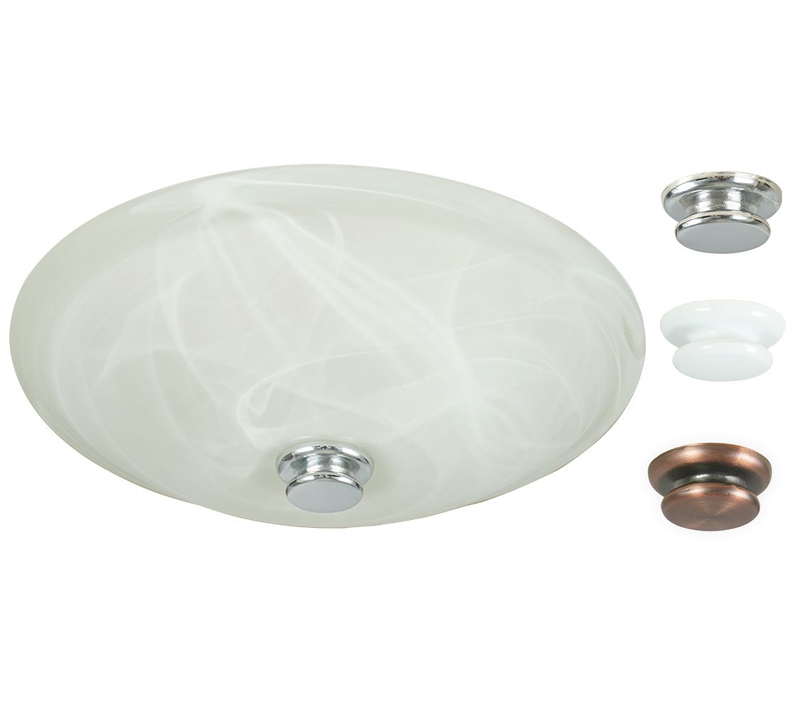 Boswell Decorative Bathroom Ventilation Fan with Light - QVC.com