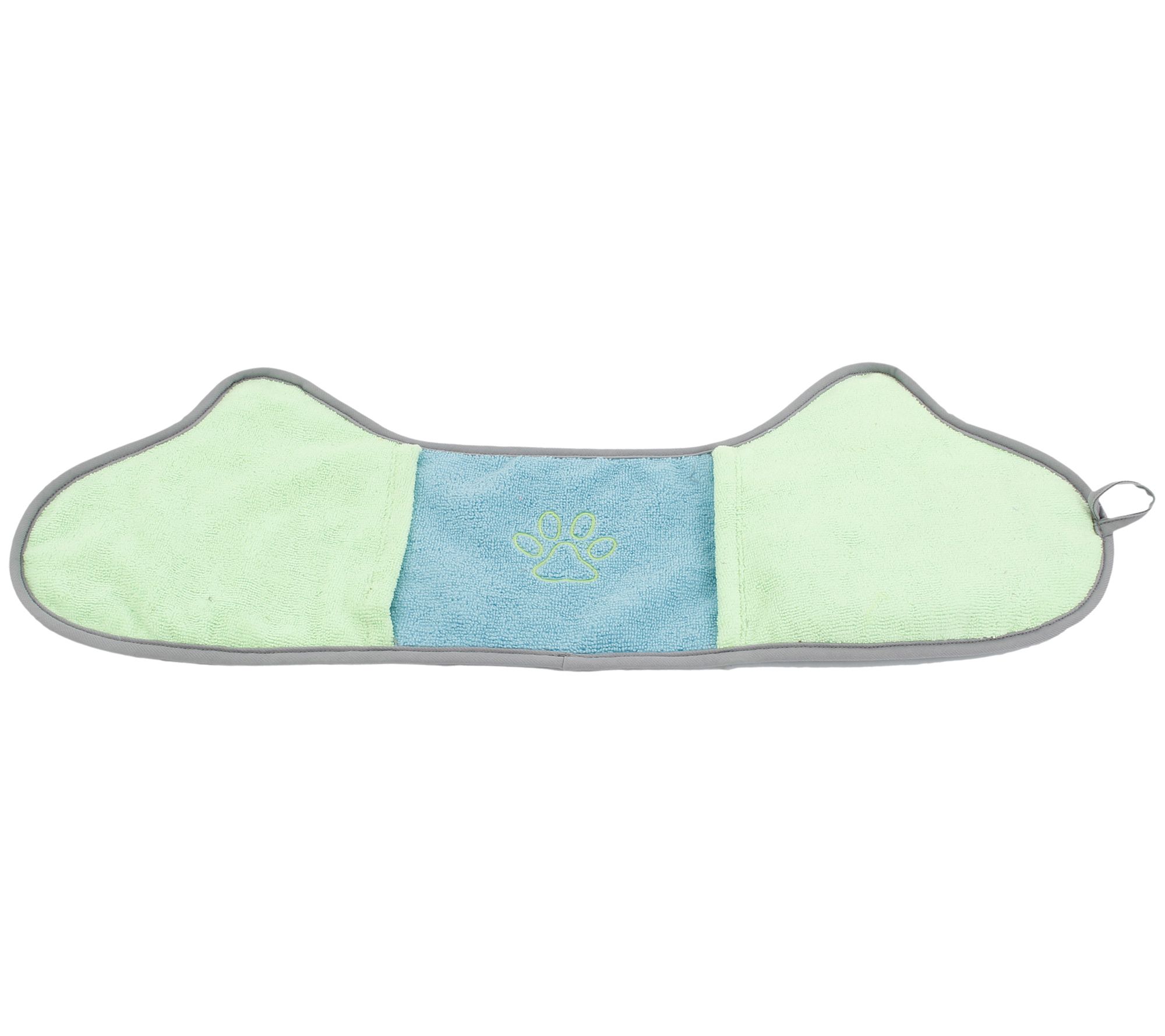 Pet Life Bryer 2-in-1 Hand Inserted Microfiber Towel & Brush