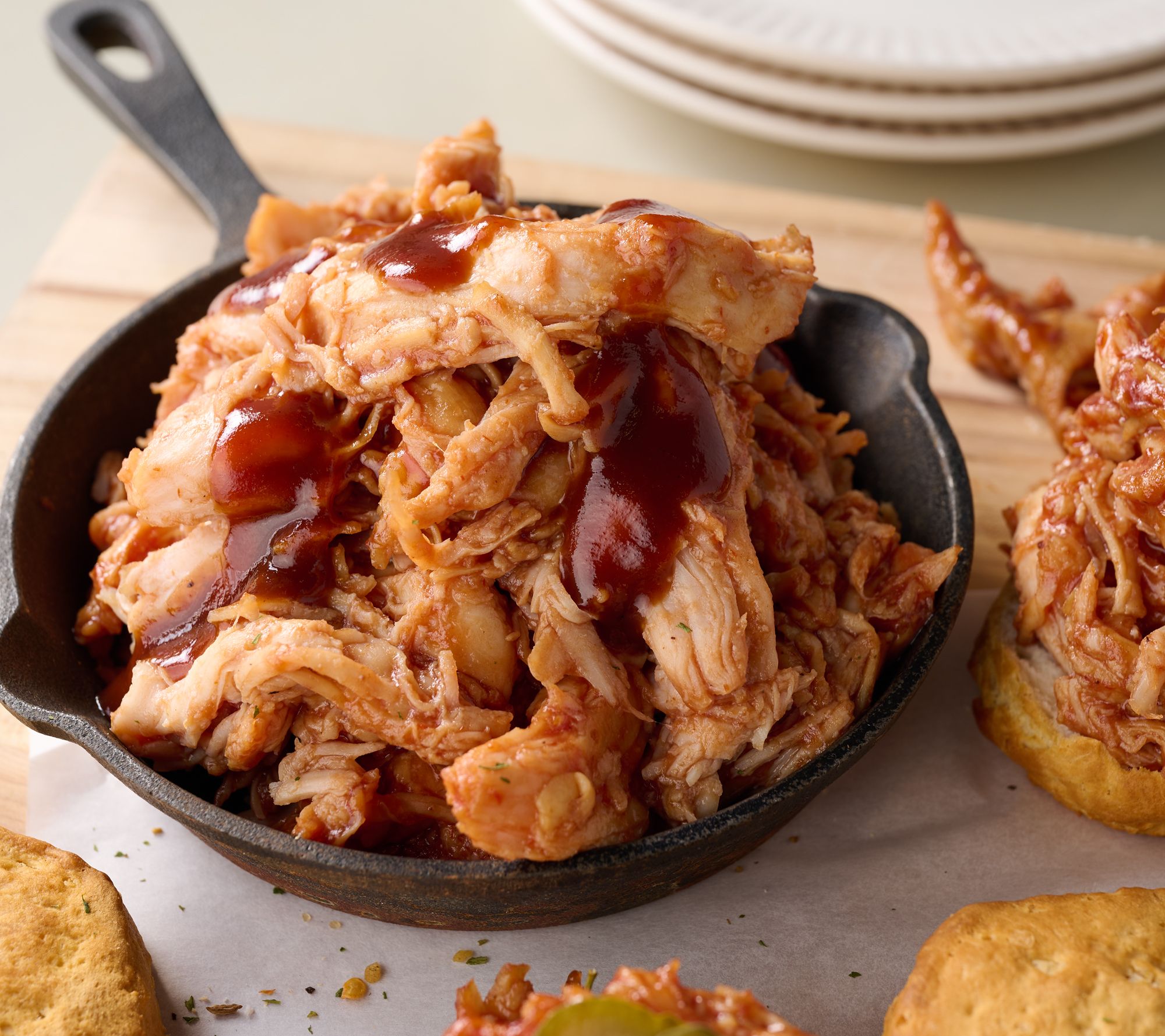 Corky's BBQ 4-lbs of Honey BBQ Pulled Pork or Chicken