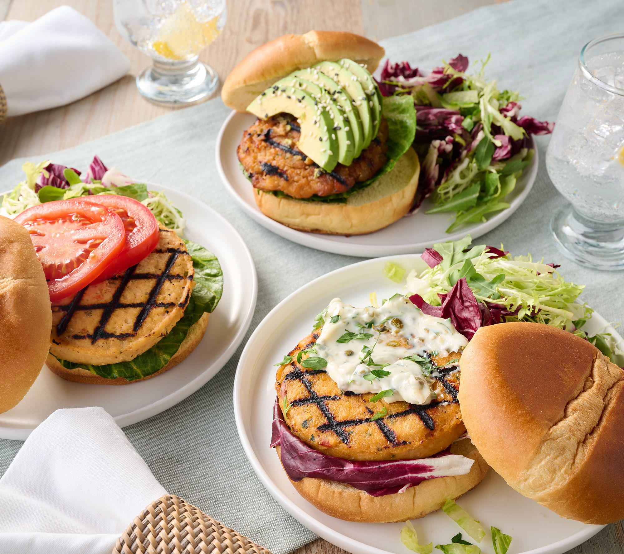 Egg Harbor (12) 4oz Original or Bacon Cheddar Salmon Burgers