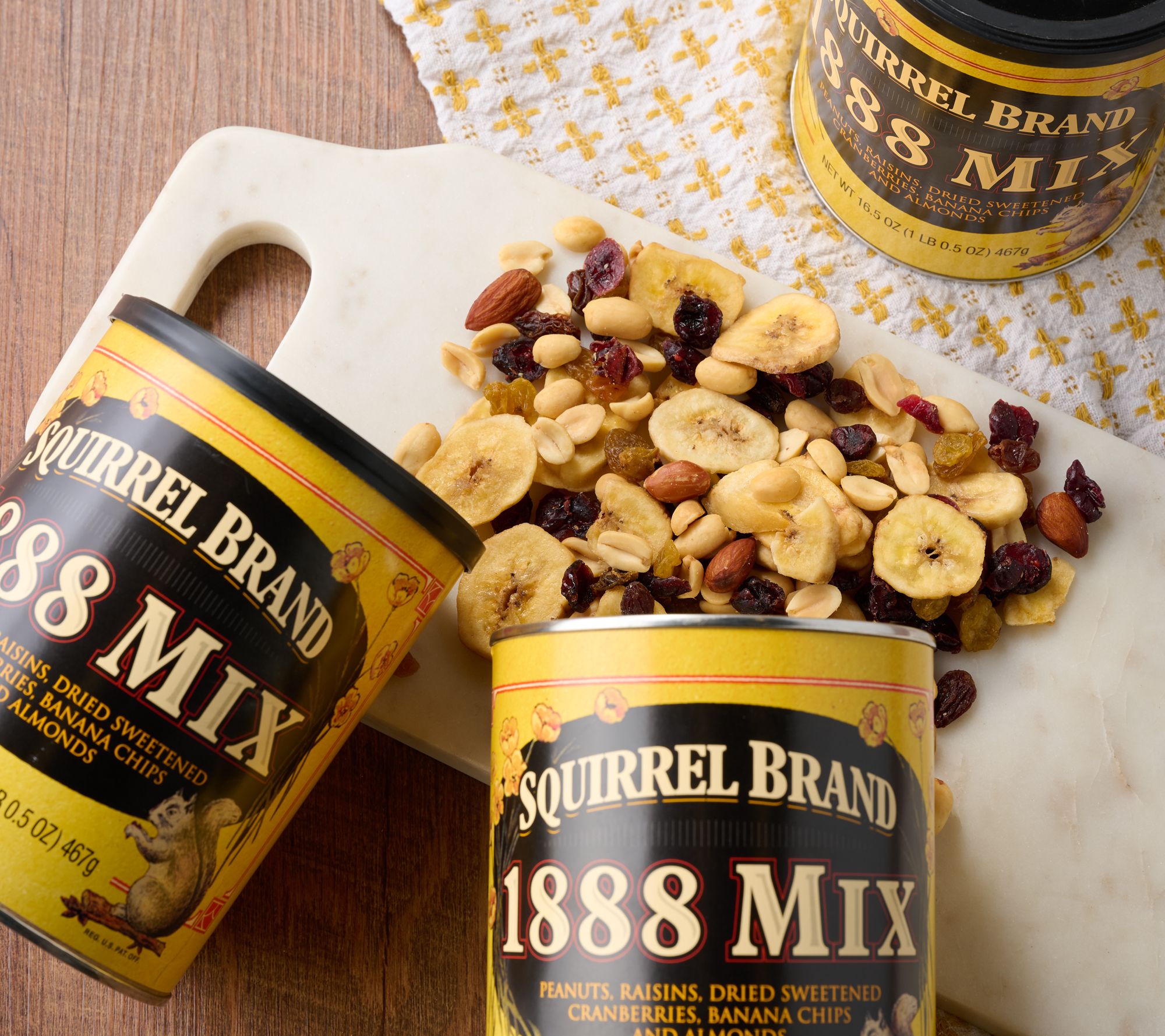 Squirrel Brand (3) 16.5oz Cans Sweet & Salty 1888 Mix