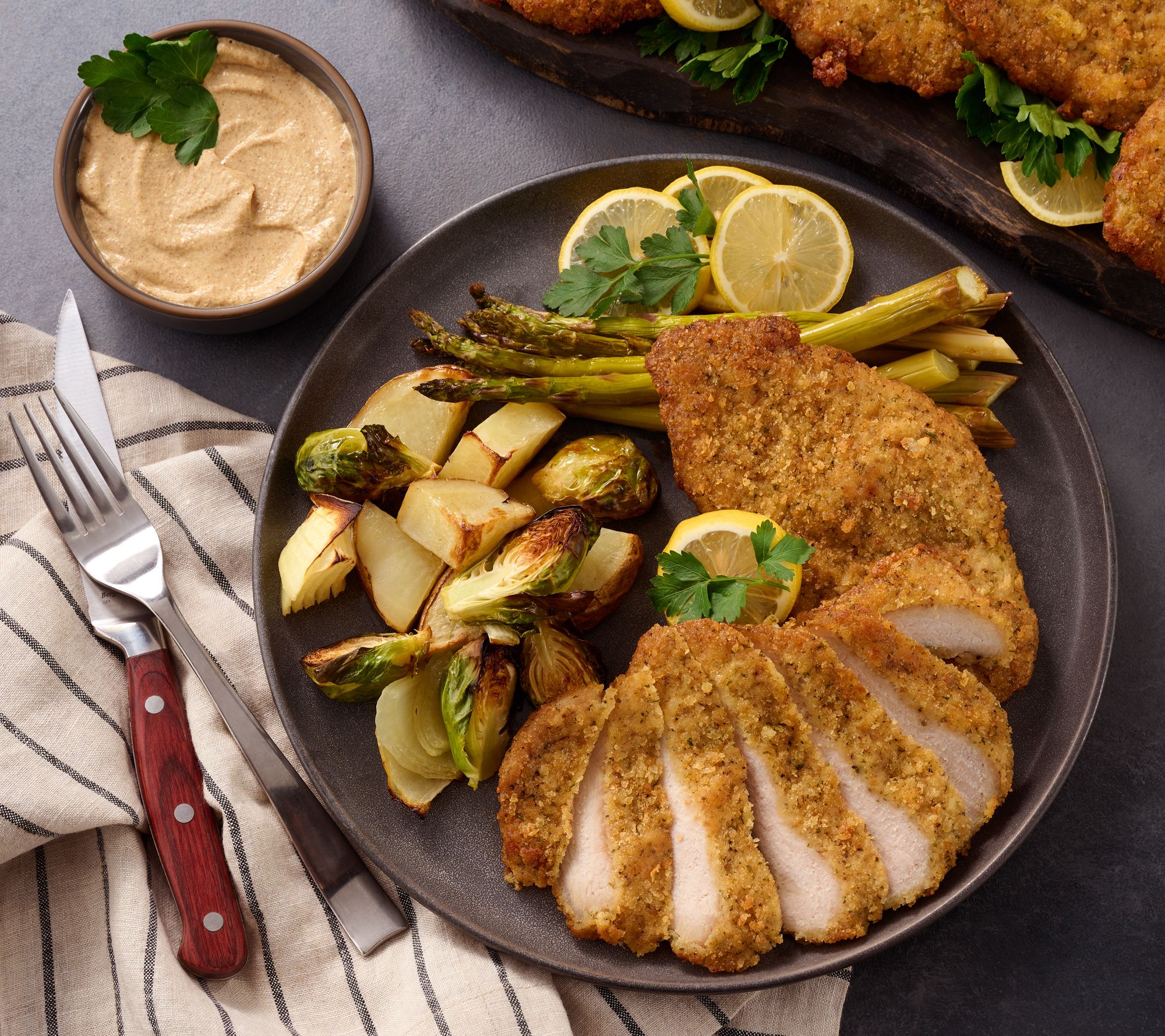 Rastelli's (8) 6-oz Premium Breaded Pork Ribeyes