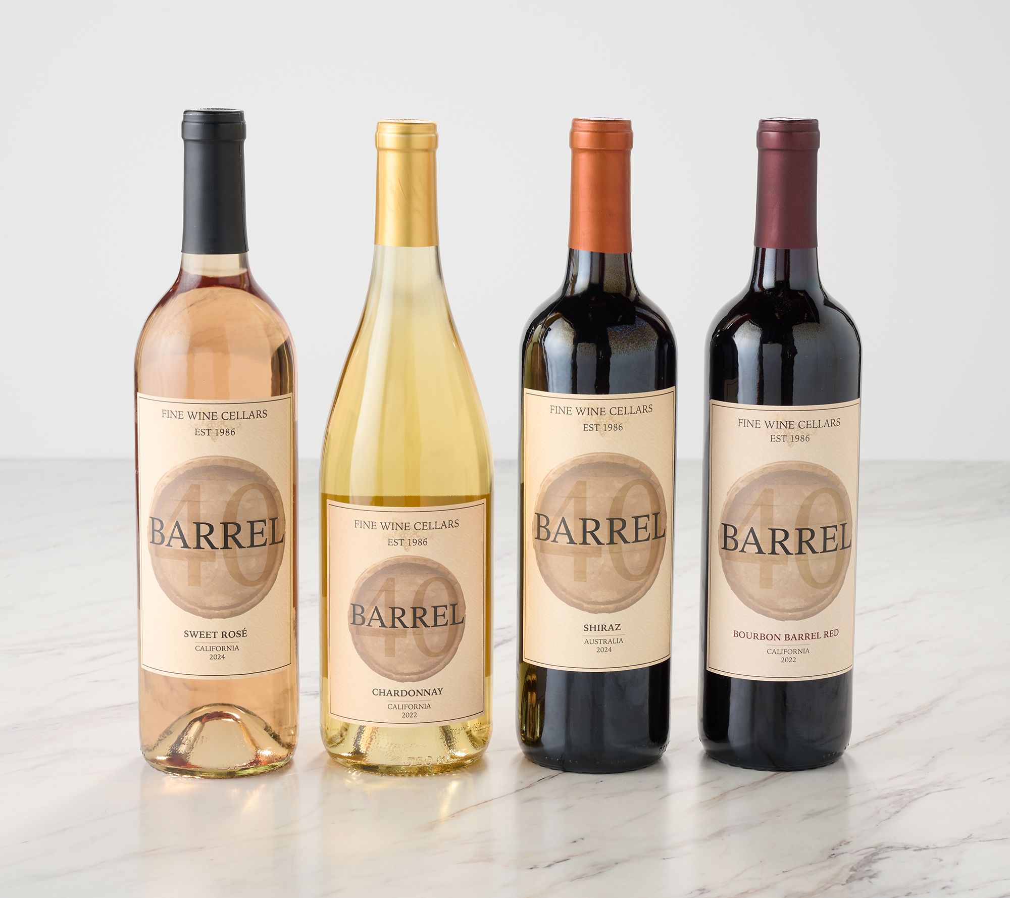 Corky's Barrel 40 Wines (4) 750-ml Bottles Auto-Delivery