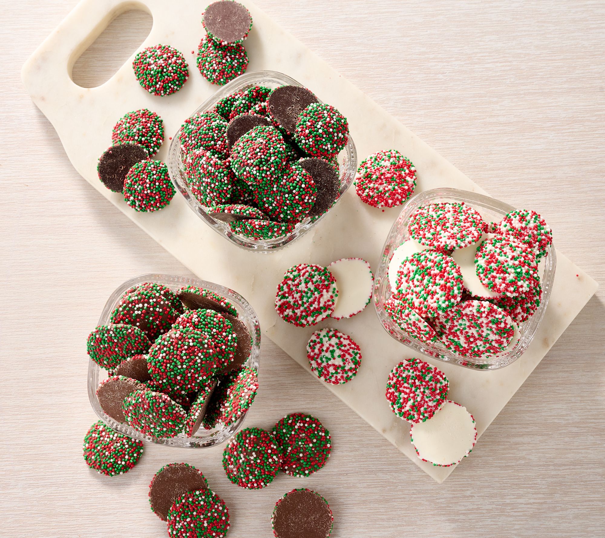 SH12/7 Dorothy Cox's Chocolates (3) 8-oz Bags Nonpareils | QVC