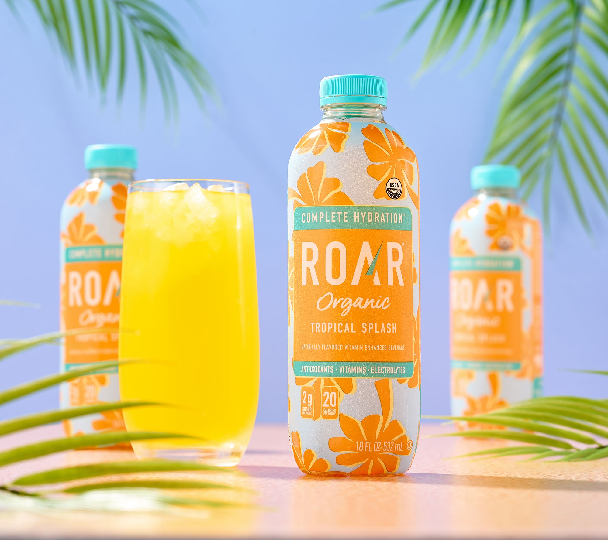 Roar Organic 12 Bottles Vitamin & Electrolyte Beverage Auto-Delivery
