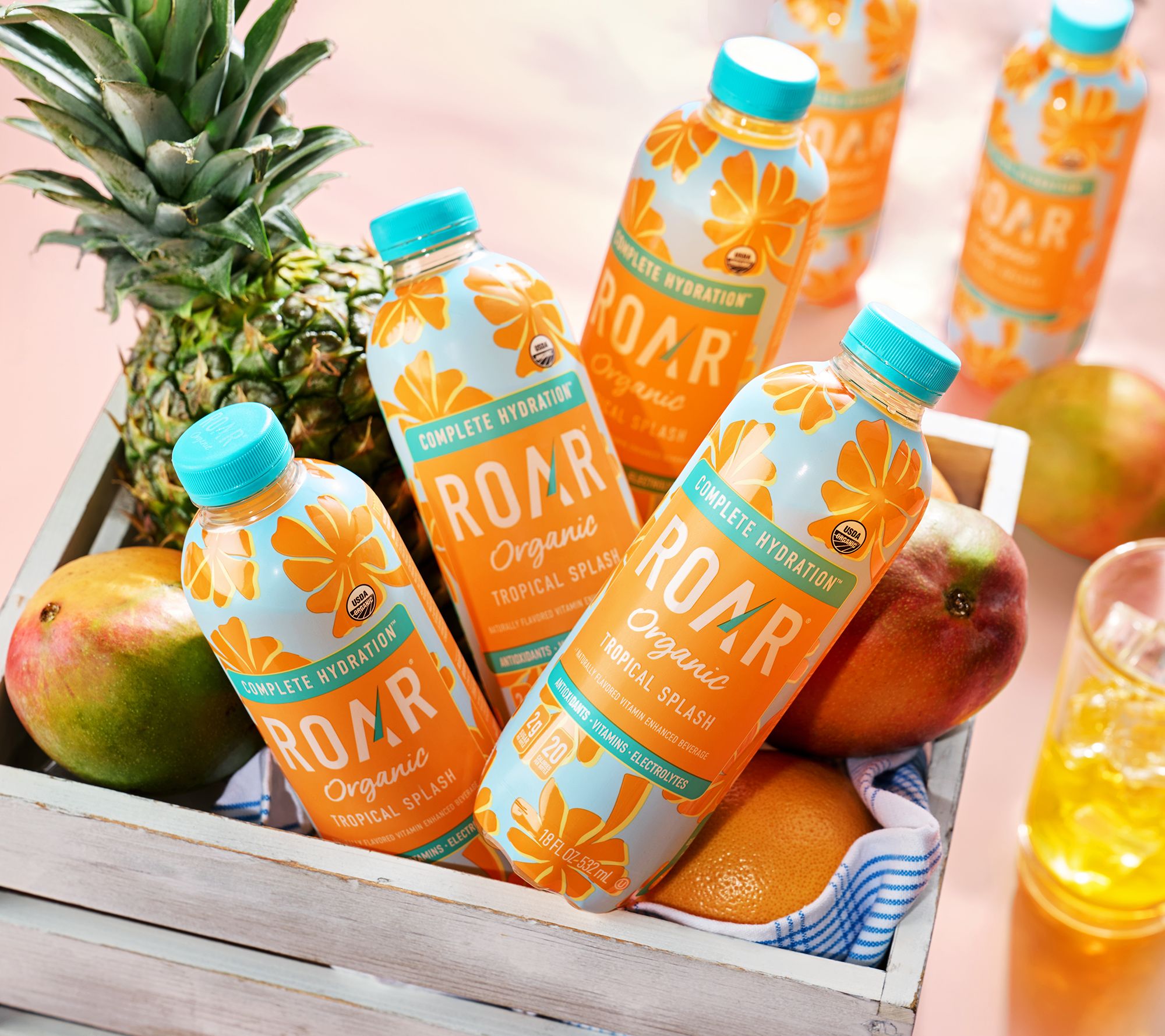 ソフトドリンク uruty Roar Organic 12 Bottles Vitamin & Electrolyte Beverage Auto