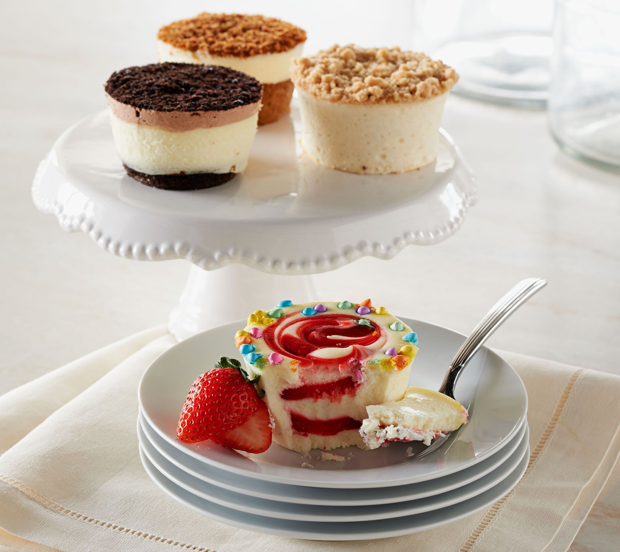 Junior's (18) Easter Mini Cheesecake and Layer Cake Assortment - QVC.com