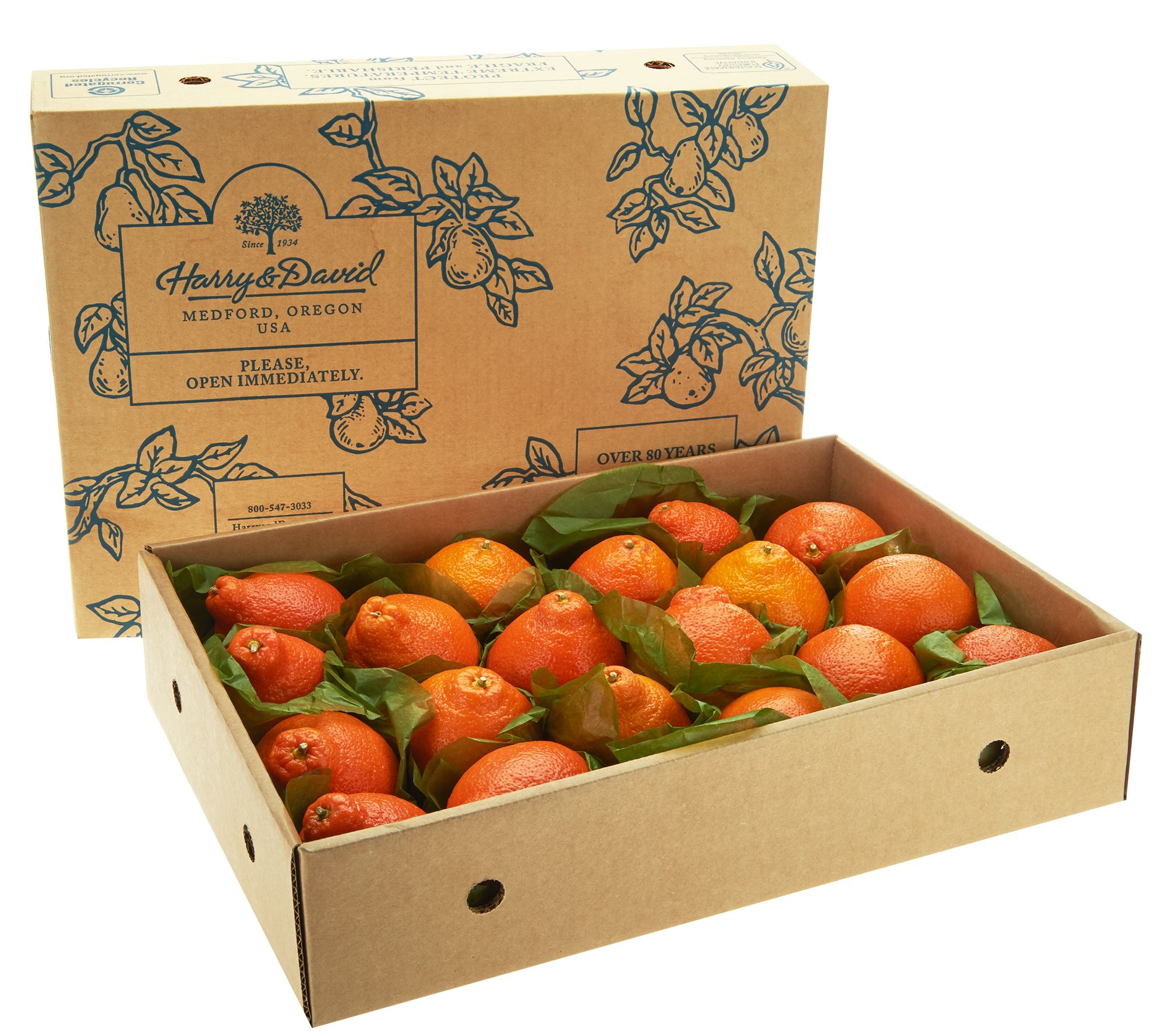 Cushman's 12 lb. Western Honeybell Citrus Box - QVC.com