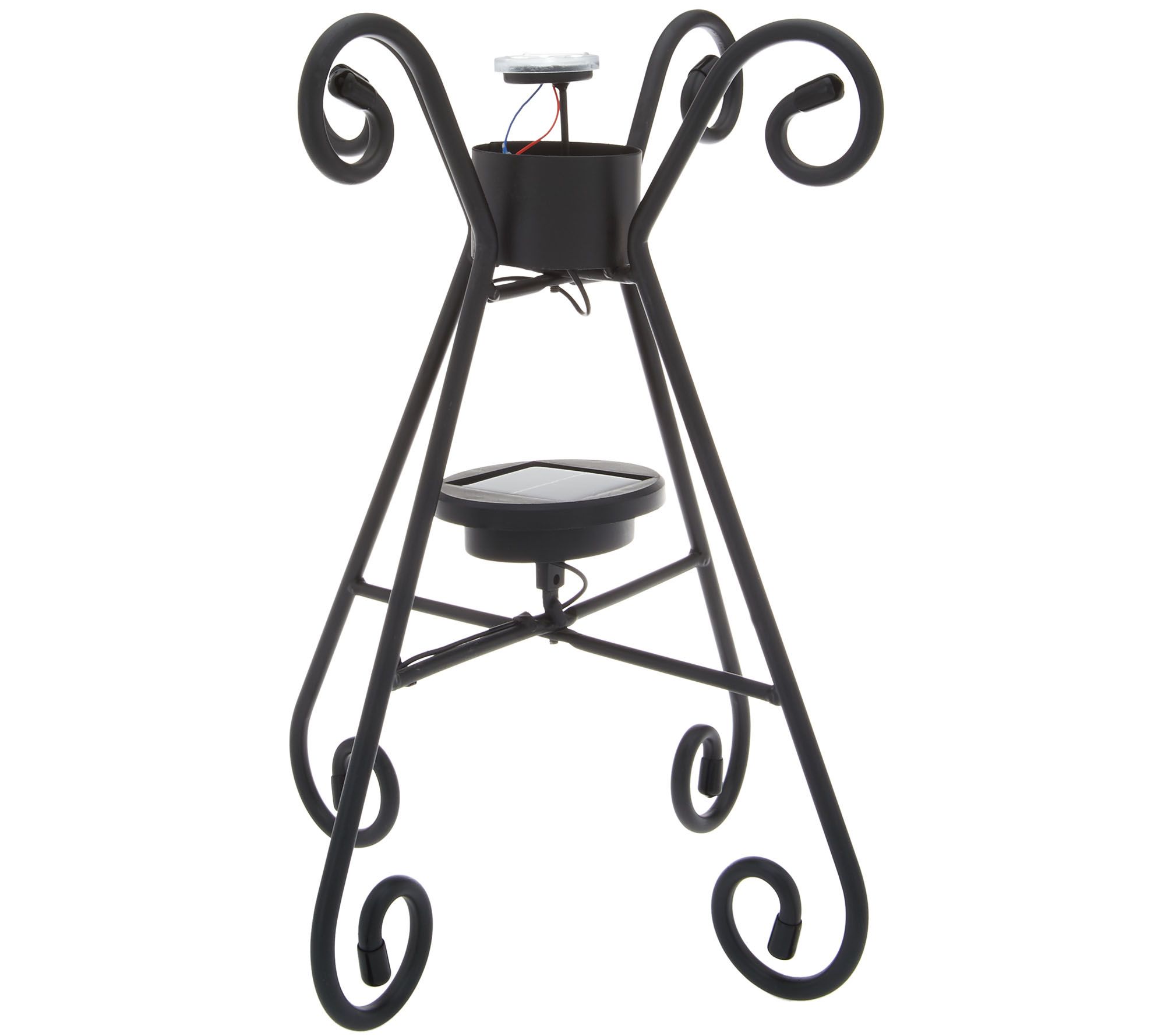 Plow & Hearth Solar Gazing Ball with 3D Image and Stand