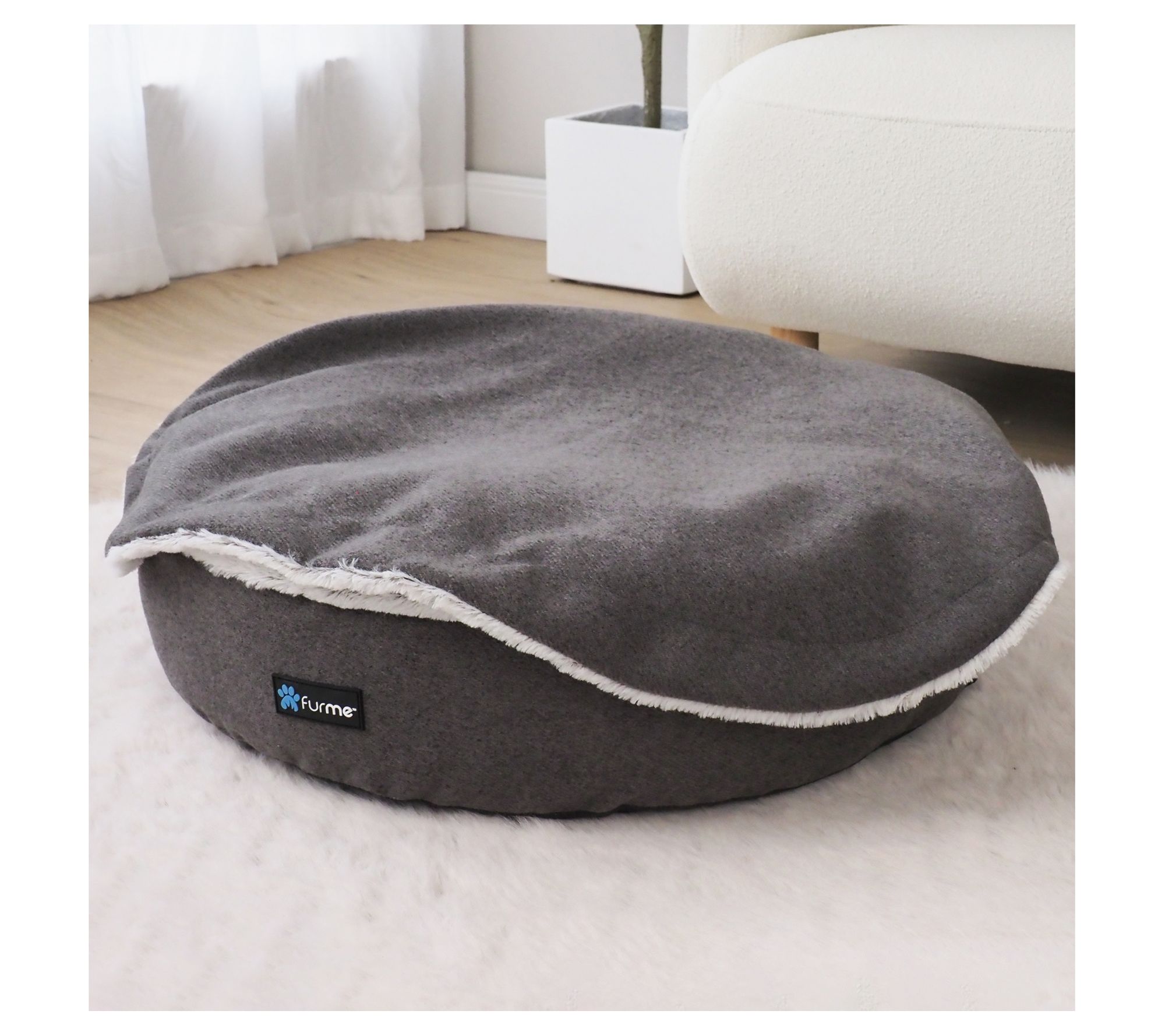 furMe Graphite Blanket Pet Bed