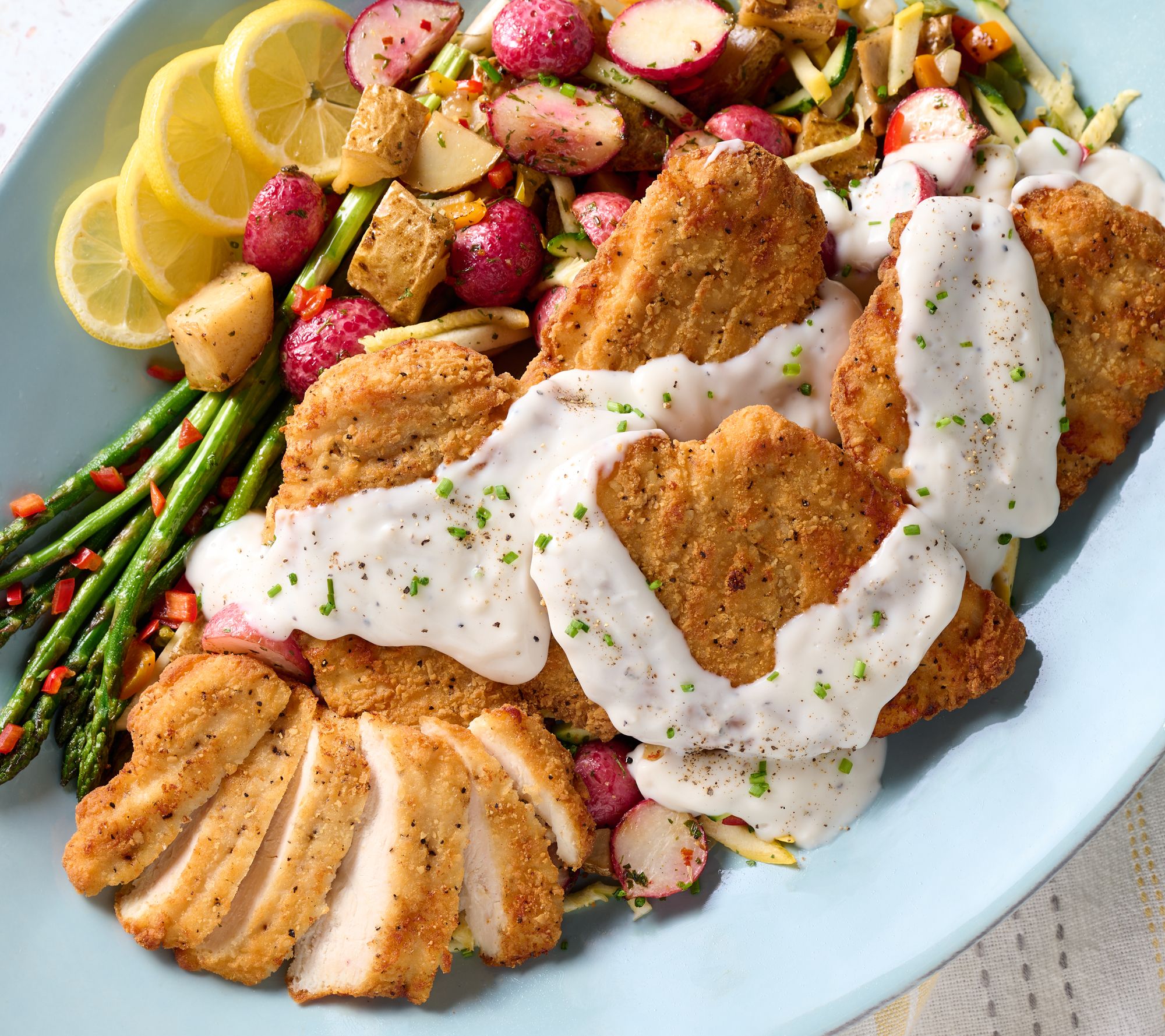 Heartland Fresh (18) 5-oz Original or Tater-Crusted Fried Chicken