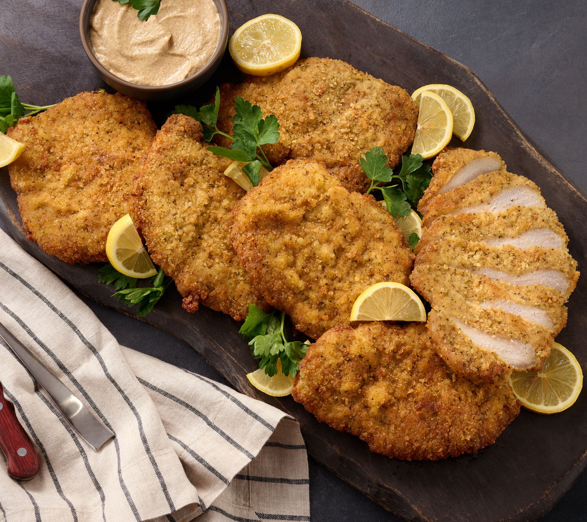 Rastelli's (16) 6-oz Premium Breaded Pork Ribeyes