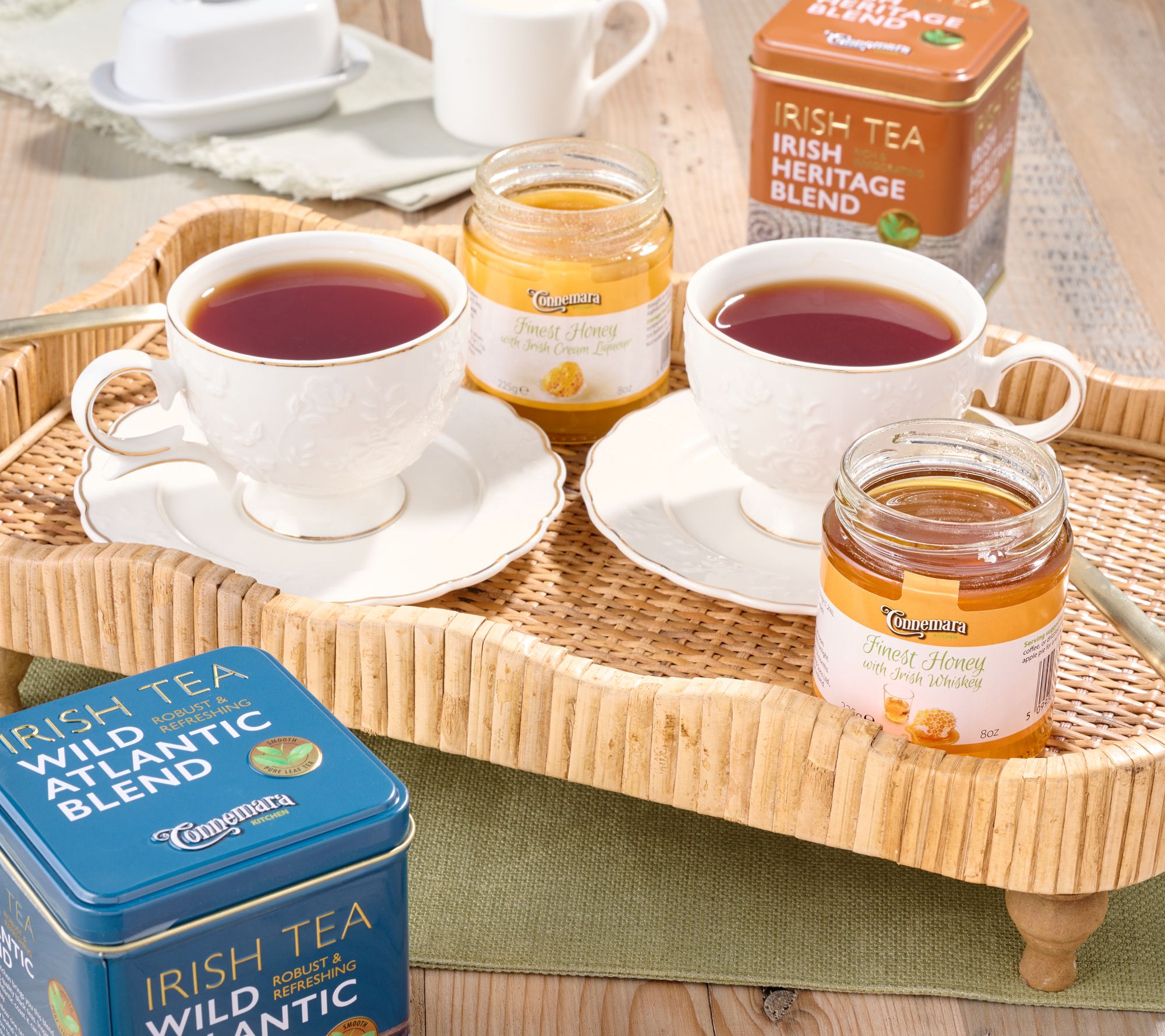 Connemara Kitchen (2) Teas & (2) Jars of Honey