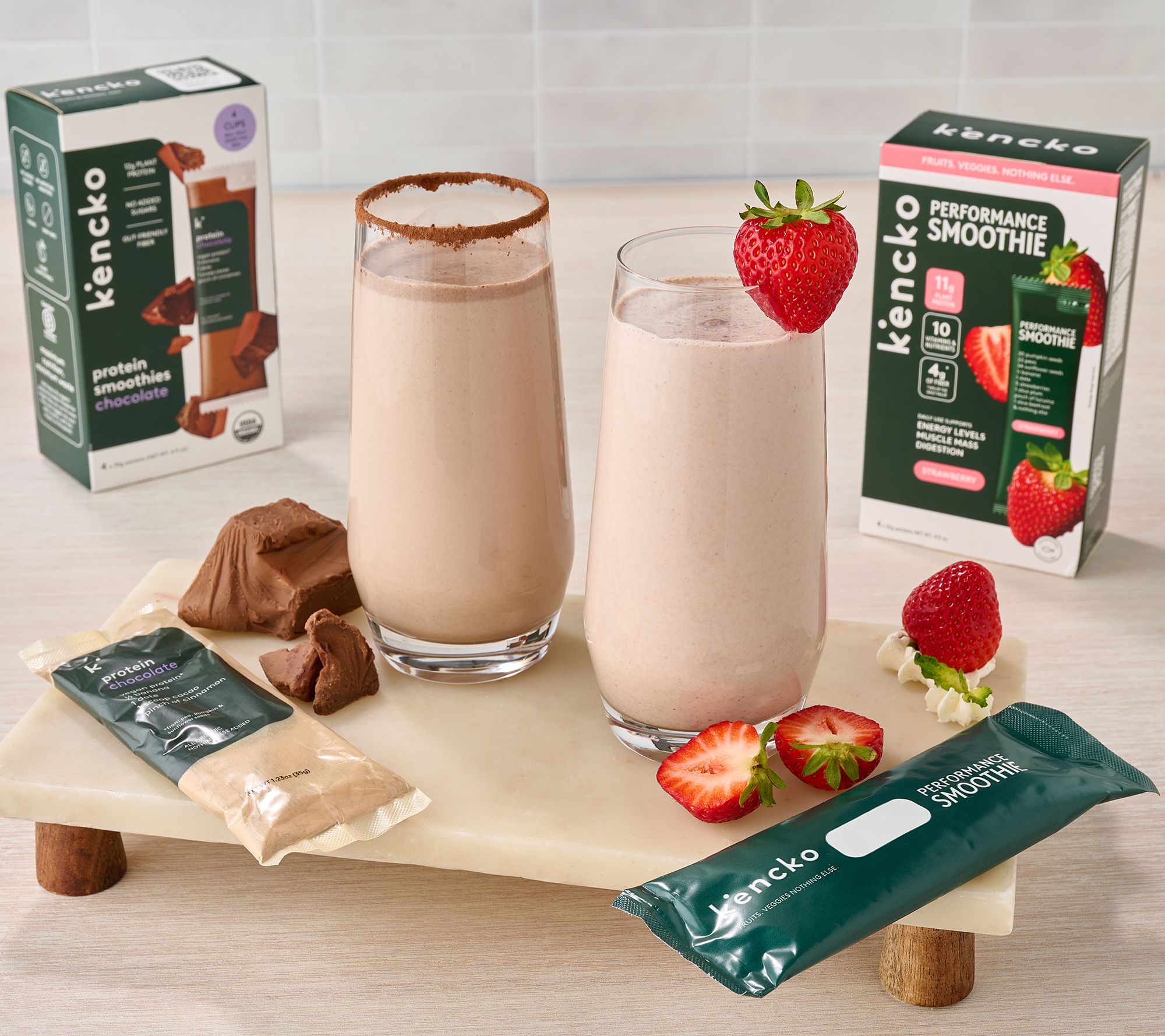 Kencko (12) Count Single Serve Protein Smoothie Packets