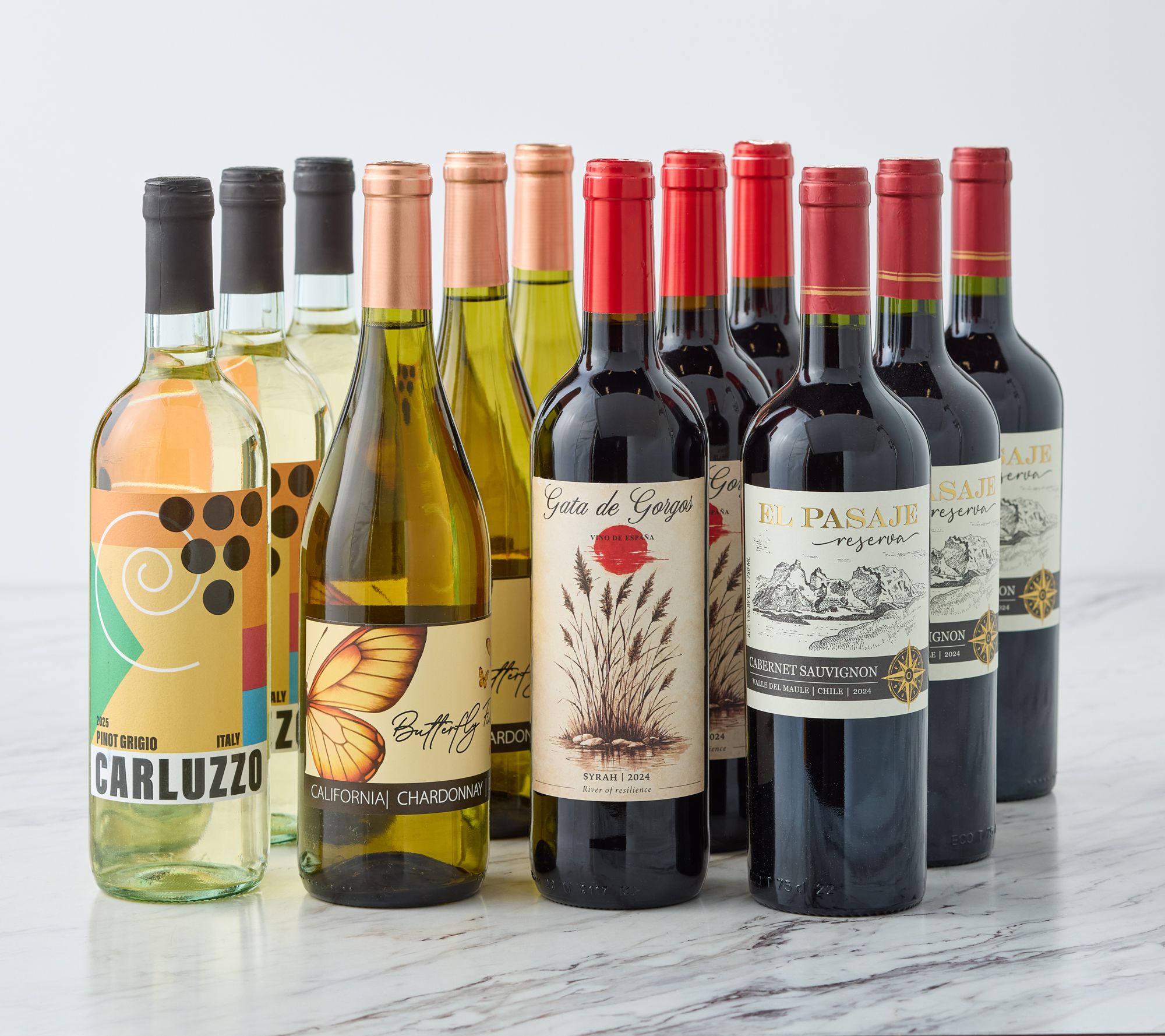 Vino Voyage Award Winning Wines (12) 750-ml Bottles Auto-Delivery