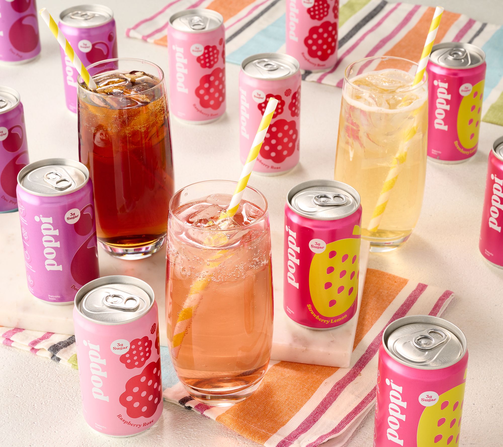 Poppi (24) 7.5-oz Mini Cans 3g Sugar Soda