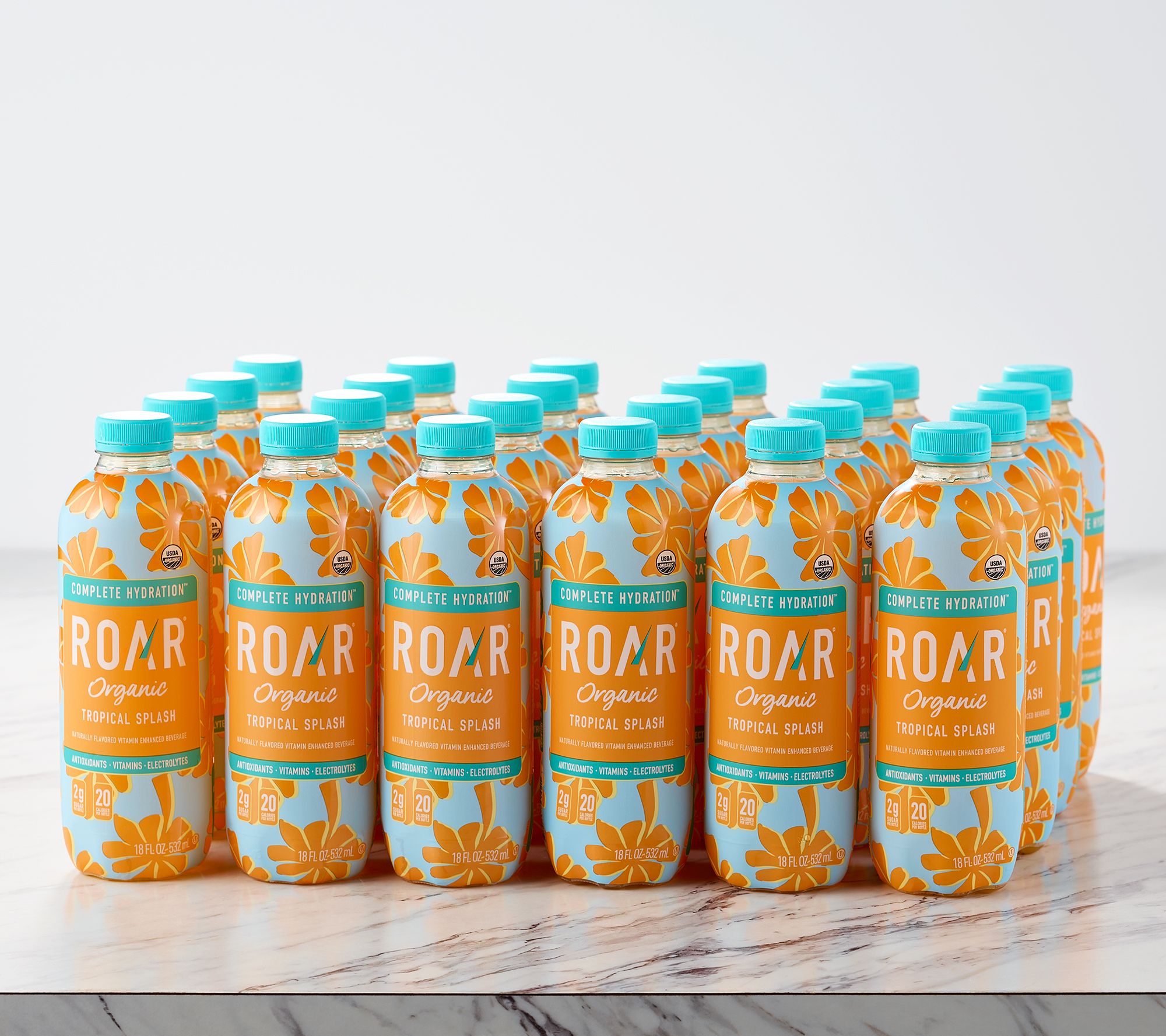 Roar Organic 24 Bottles Vitamin & Electrolyte Beverage Auto-Delivery