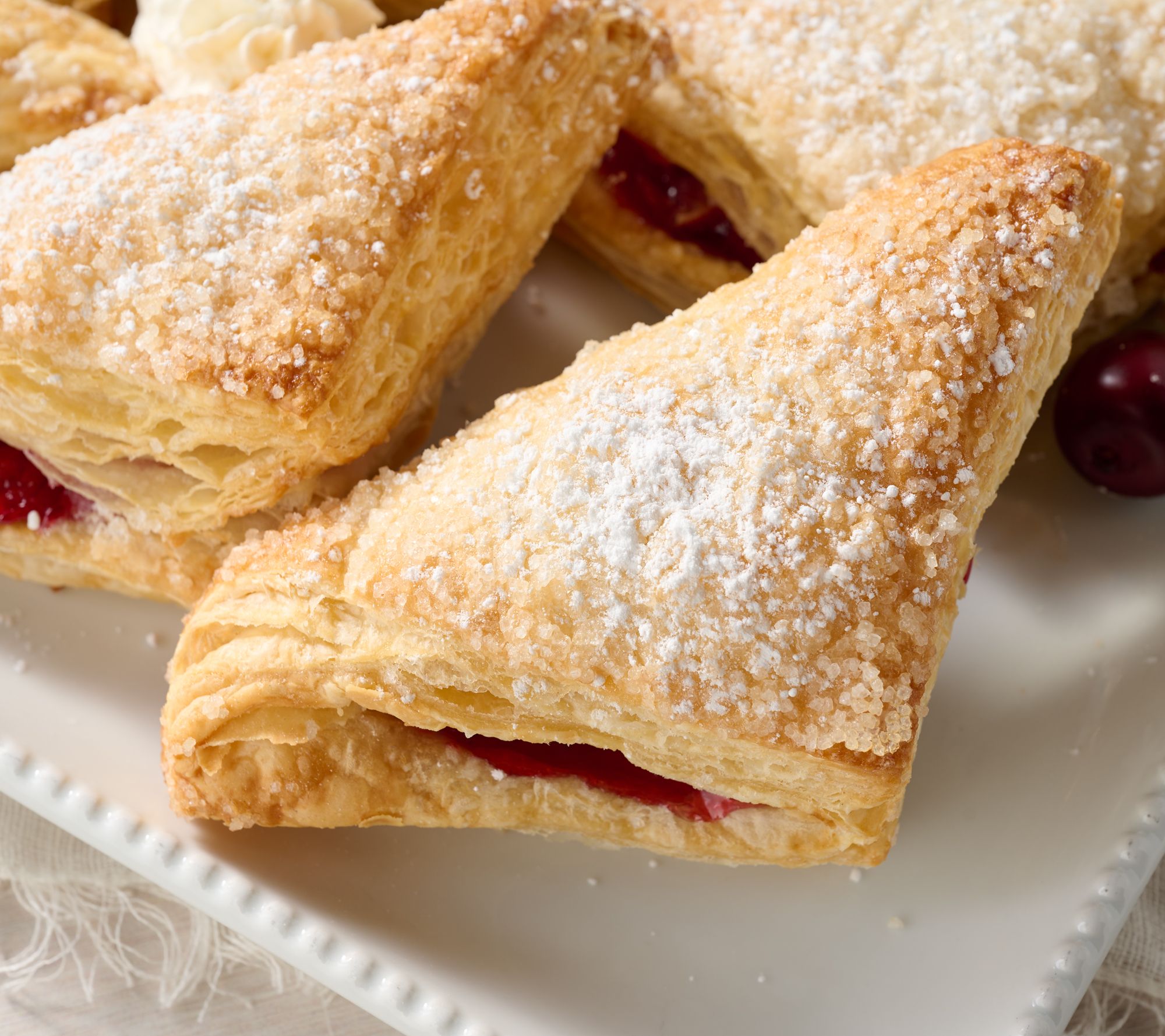 SH11/9 Authentic Gourmet (24) 3.5-oz Apple or Cherry Turnover