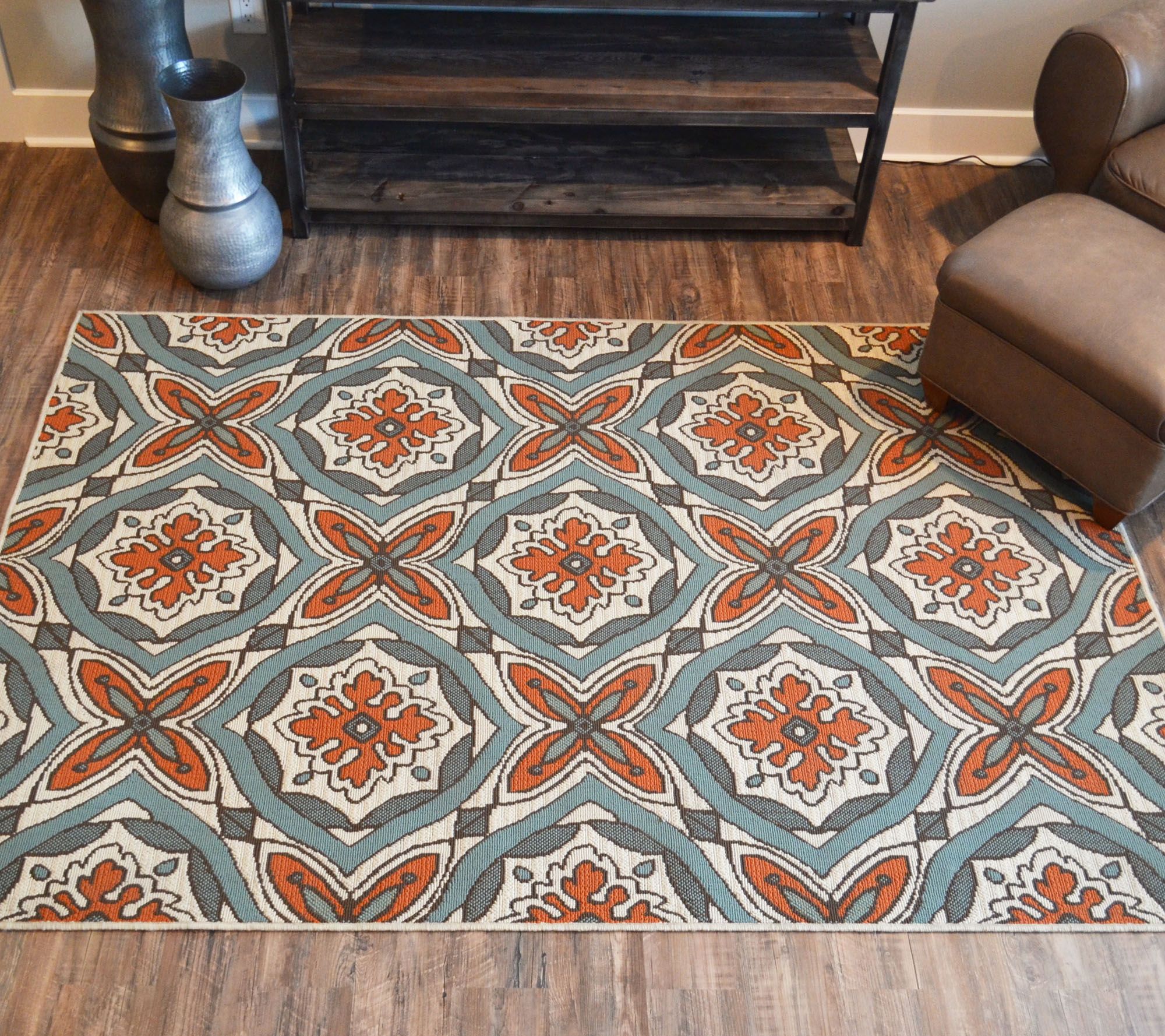 Scott Living 5 x 7 Medallion Indoor/Outdoor Rug - QVC.com
