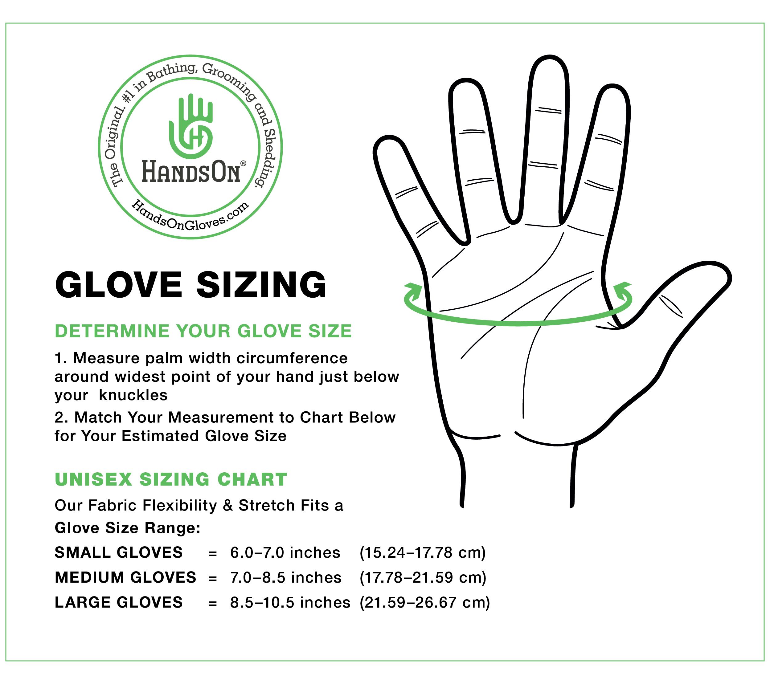 hands on pet shedding gloves