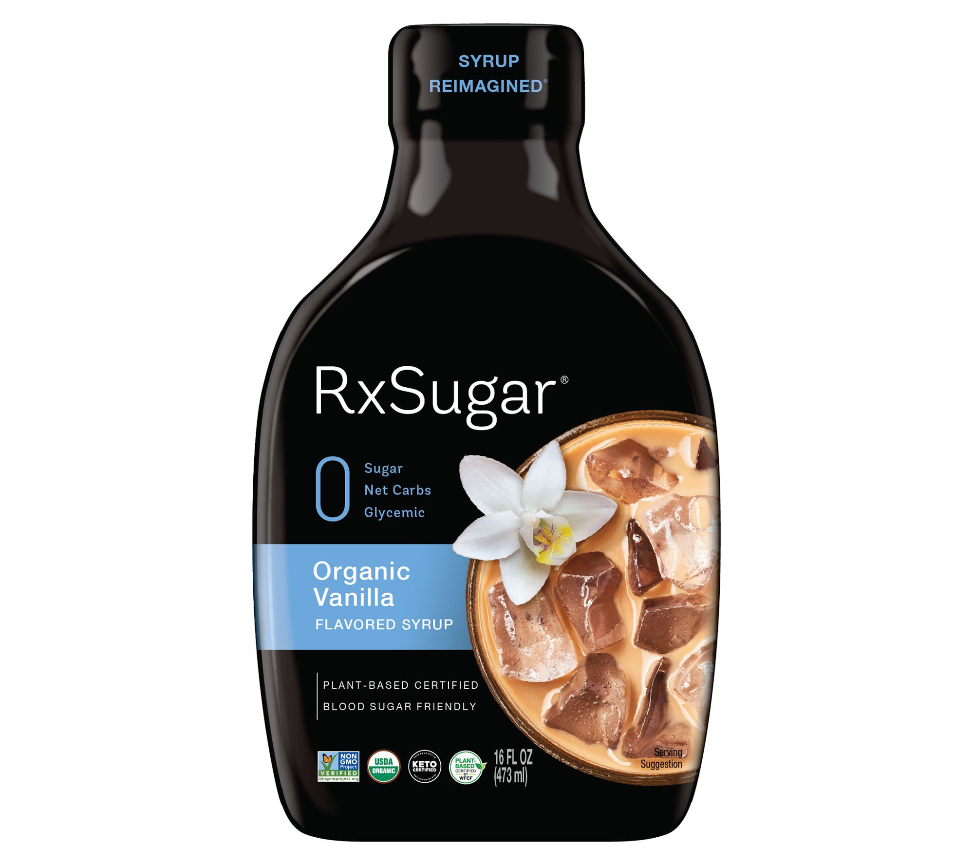 RxSugar 6-Pack Vanilla Syrup - QVC.com