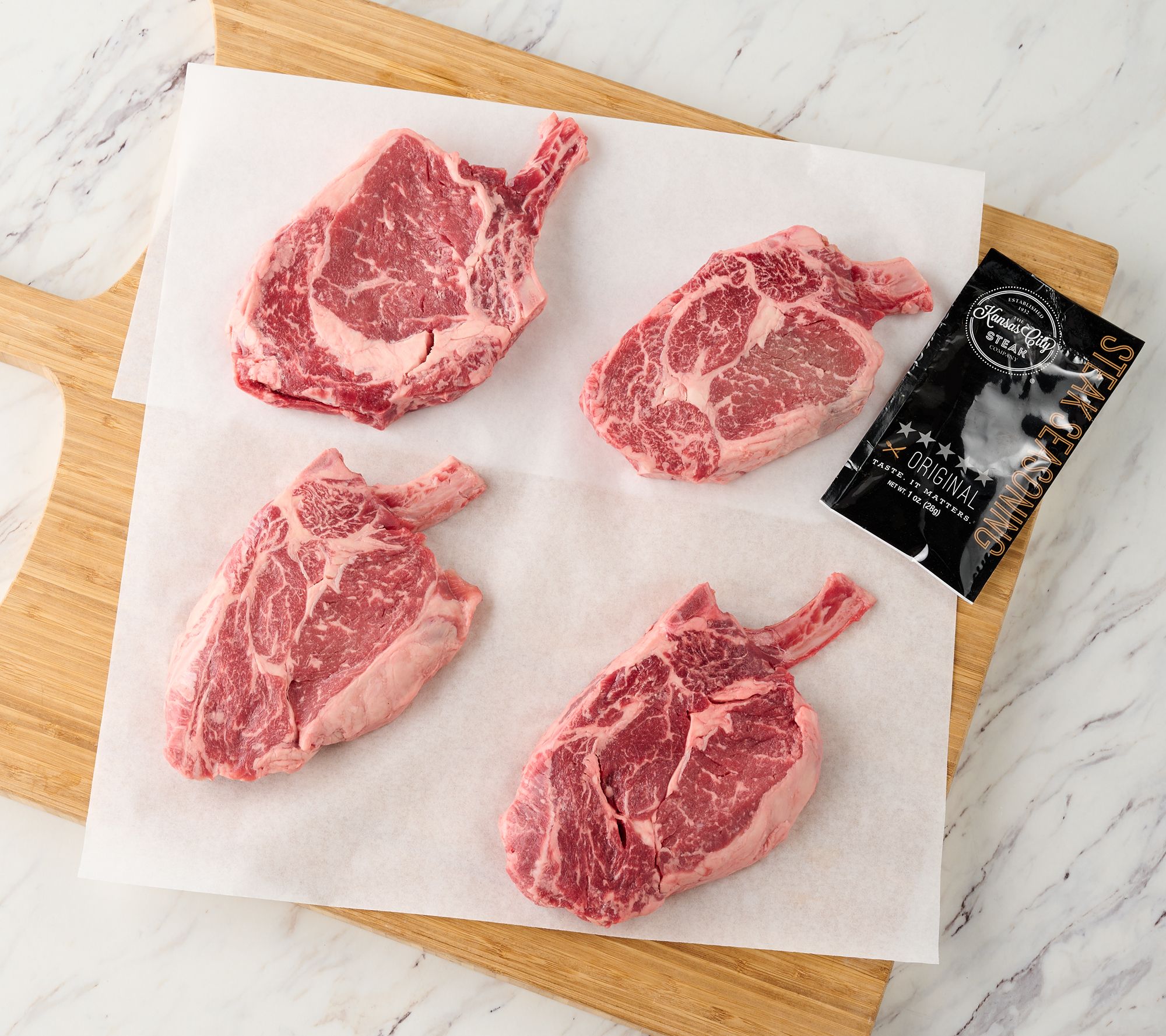 Kansas City Steak Co. Boneless Kansas City Strip Steaks 4 Pk., 12 Oz. Each  Gift Box, Meat & Seafood, Food & Gifts