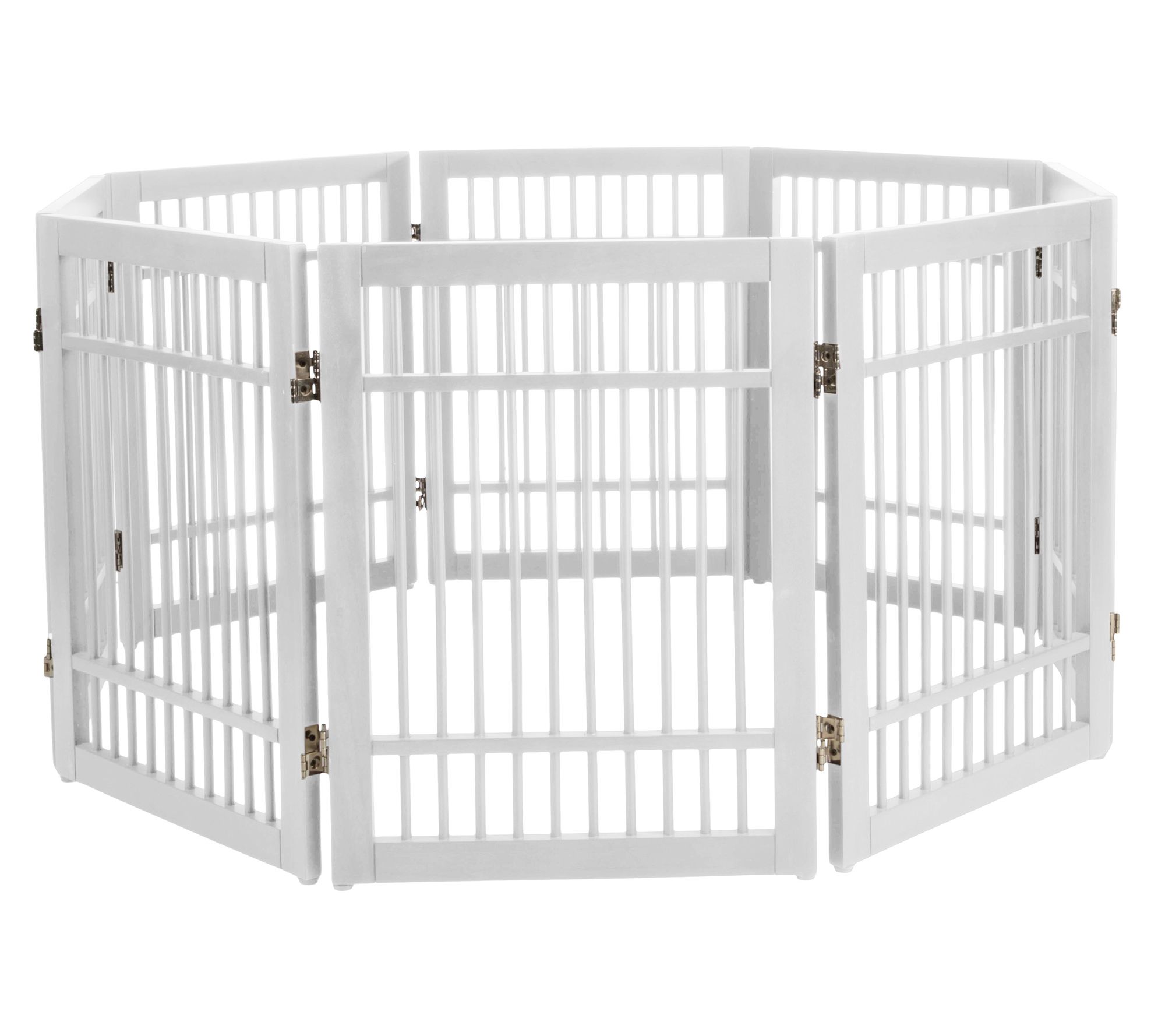 PETMAKER Freestanding Dog Gate 8-Panel FoldableIndoor Fence