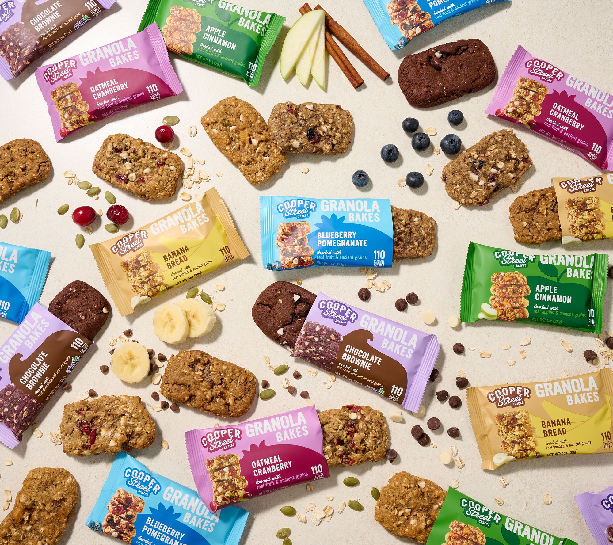 Cooper Street (30) 1oz Individually Wrapped Granola Bake Bars