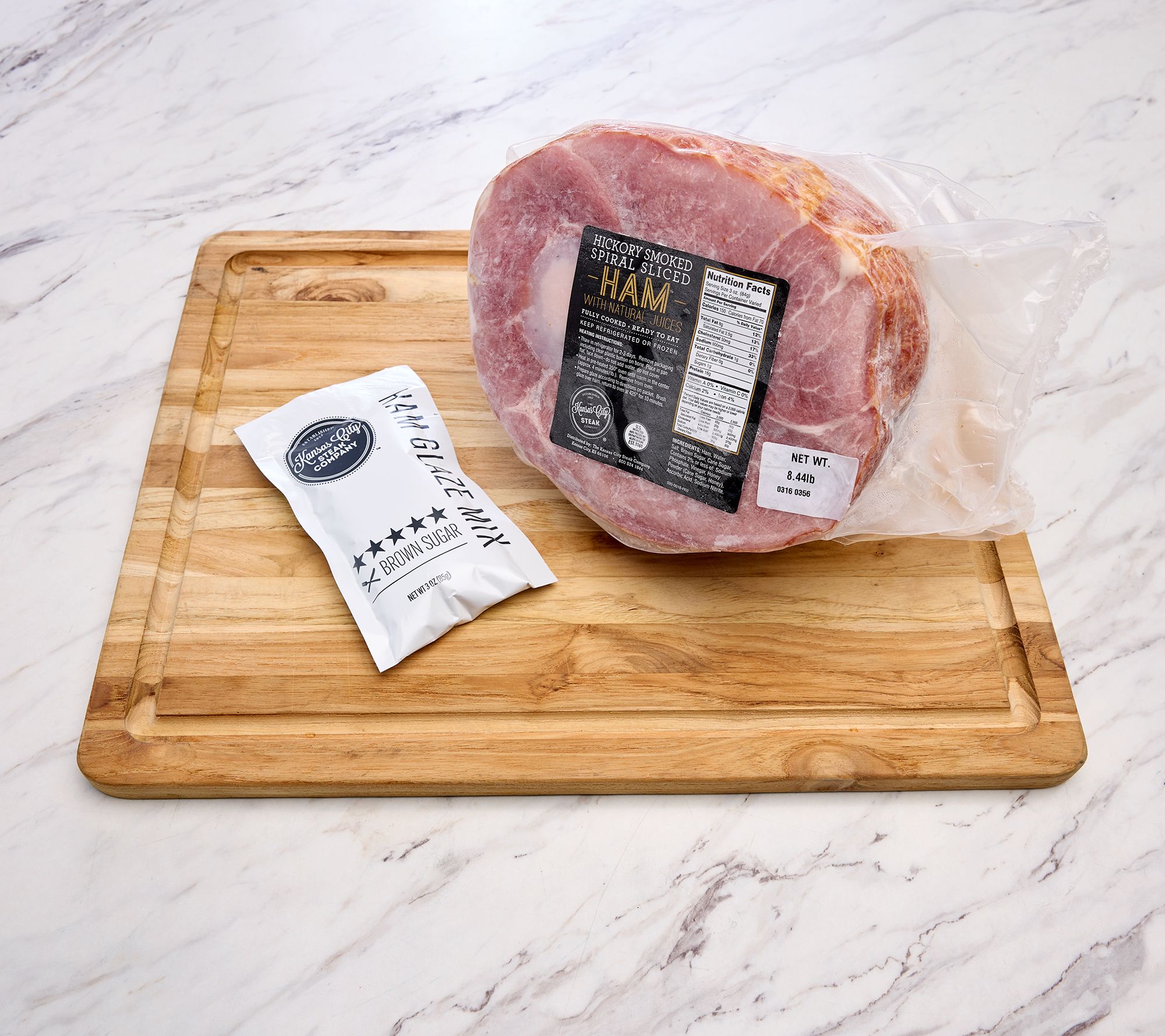 Kansas City Steak Co. 7.25-8.5 lb Bone-in Ham - QVC.com