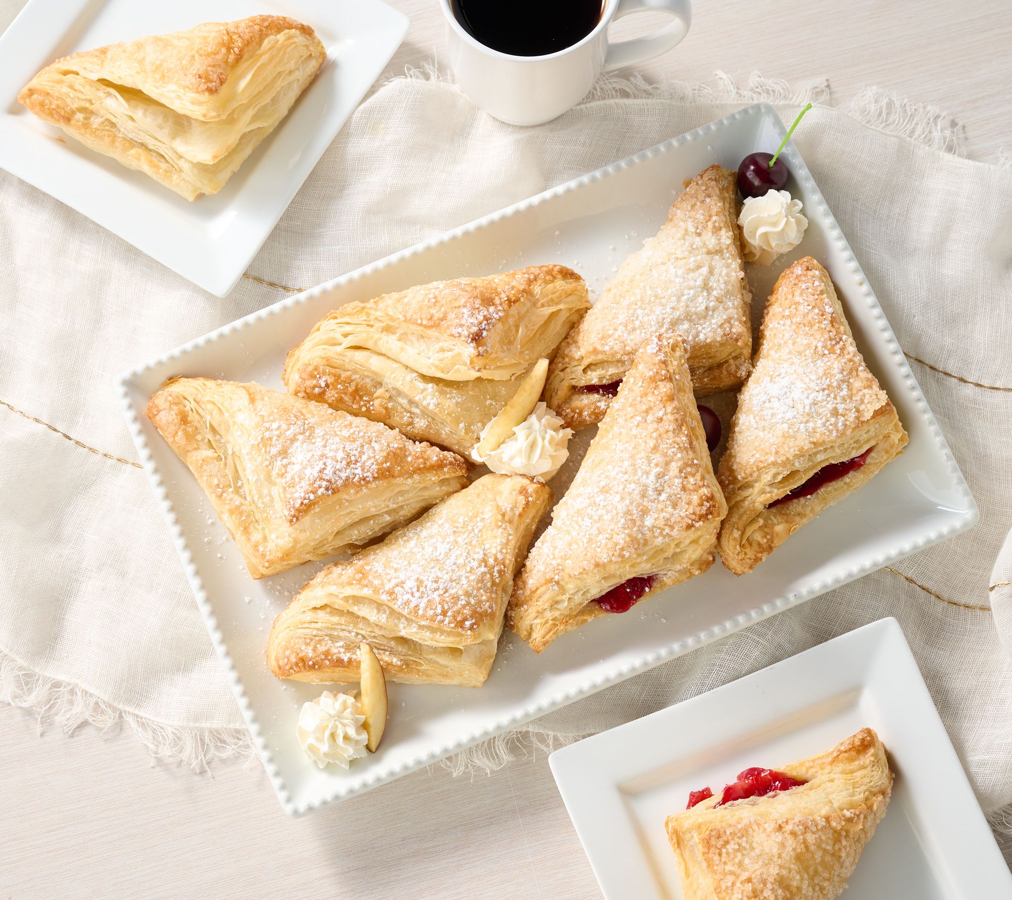 SH12/7 Authentic Gourmet (24) 3.5-oz Apple or Cherry Turnover