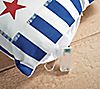 Outdoor Living by Lush Decor Americana S/2 LED Water Resist Pillows, 1 of 1
