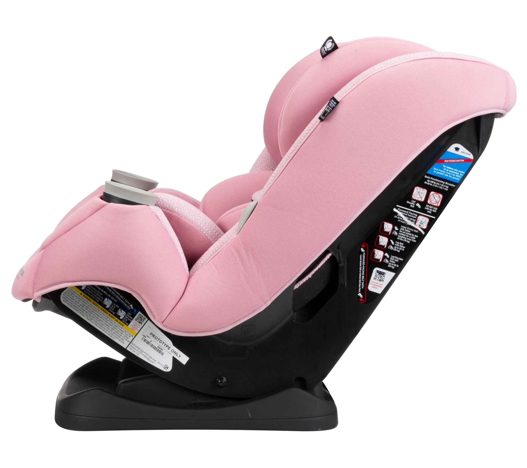 Maxi Cosi Pria All-in-One Convertible Car Seat Rose Pink Sweater