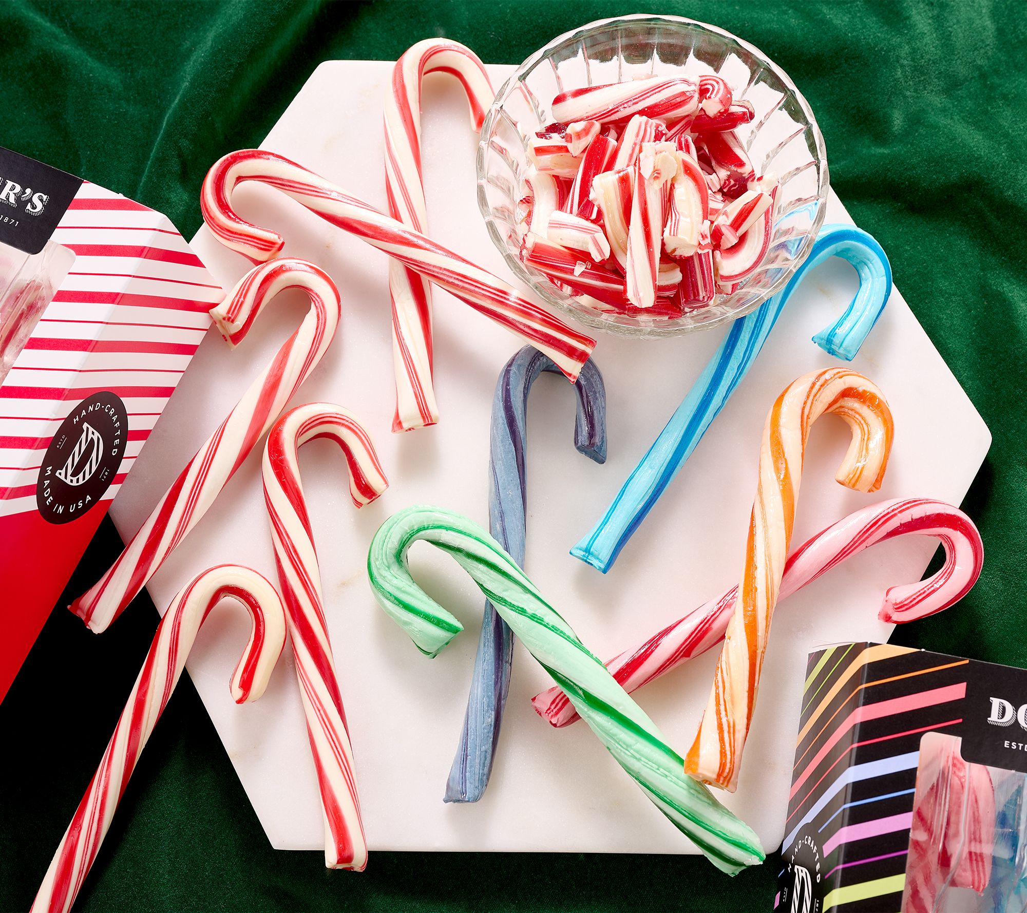 Doscher's 20ct Candy Canes & 7oz Peppermint Pieces Bag