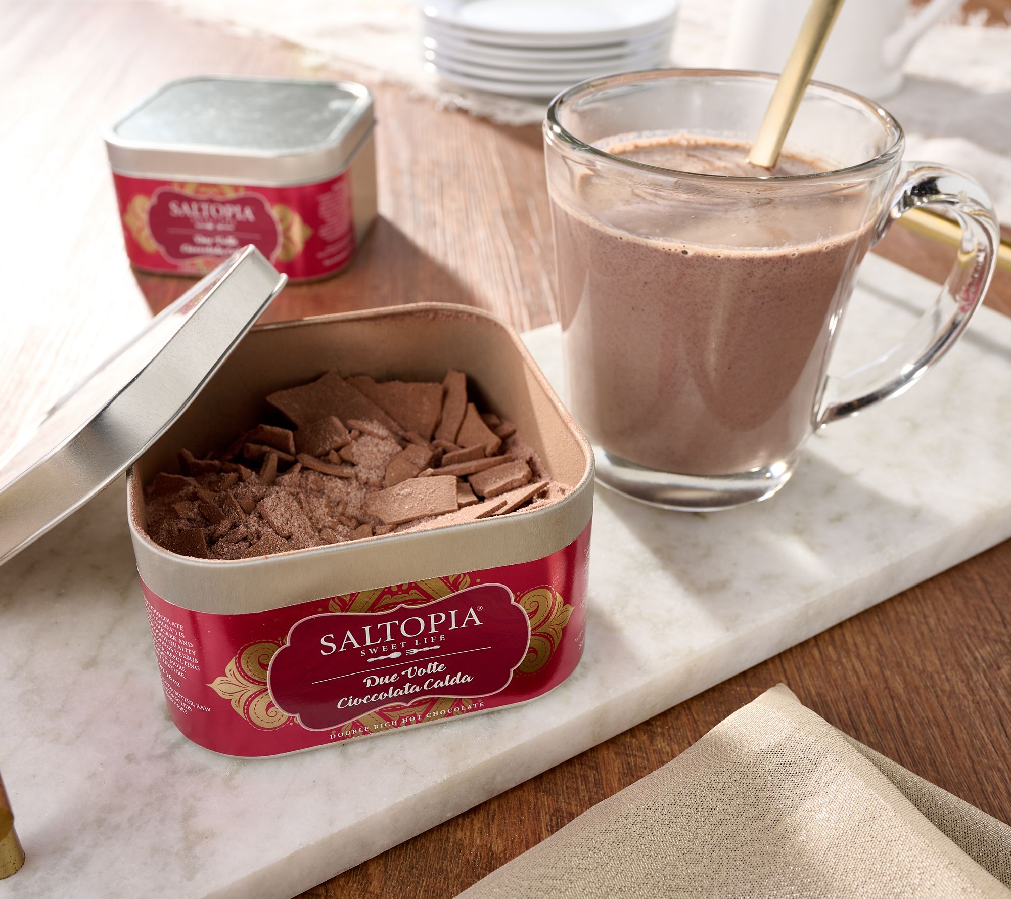 SH12/7 SALTOPIA Italian Shaved Hot Chocolate Gift Set