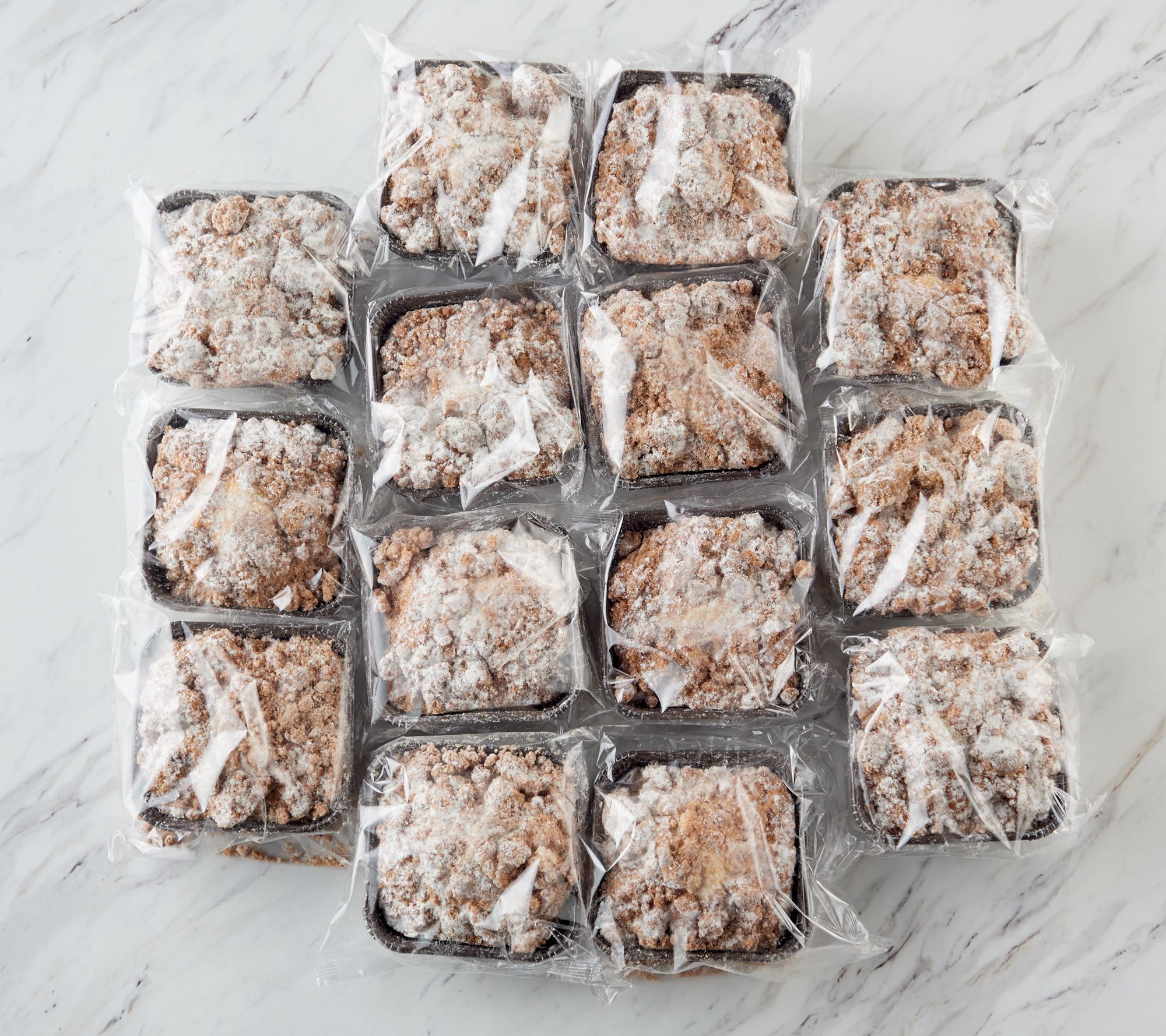 (QVC) Jimmy the Baker (14) 6.5oz Crumb Cake Squares