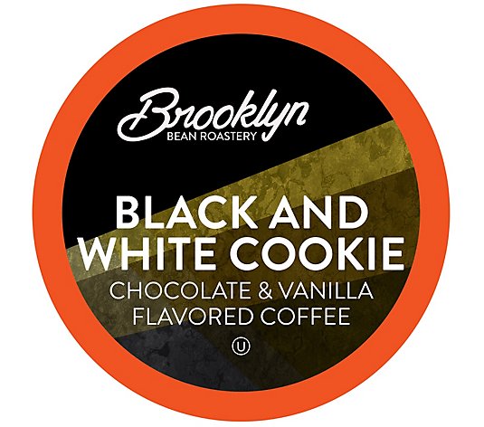 Brooklyn Beans 40-Count Black & White Cookie Co ffee Pods