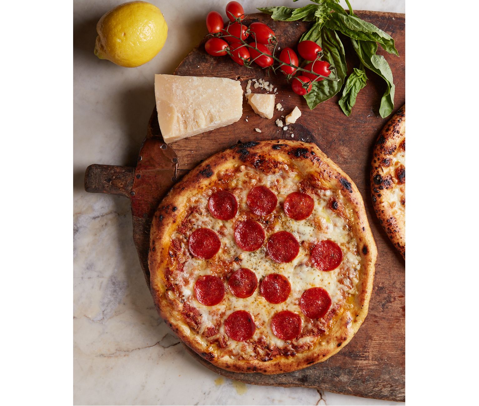 Pizzeria Deluna Authentic (5) Italian 12" Stone-Fired Gourmet Pizza