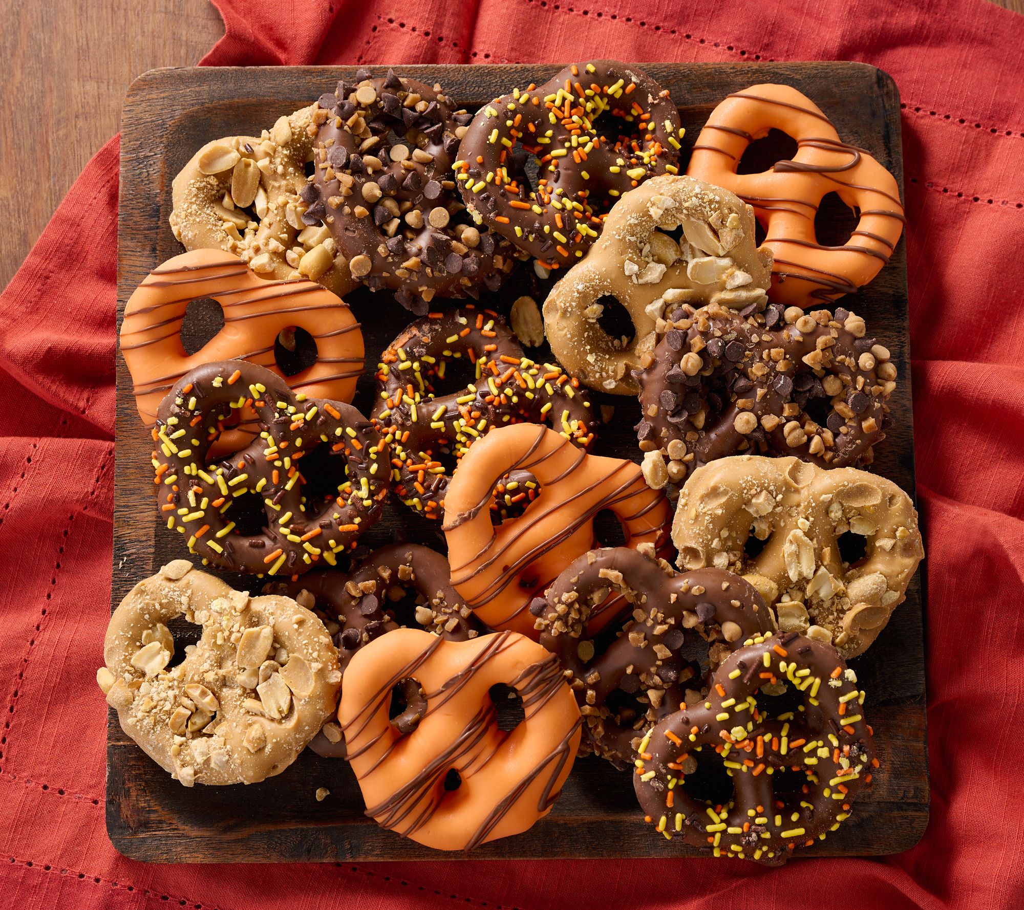 SH10/12 Landies Candies Fall Double Drenched Pretzels