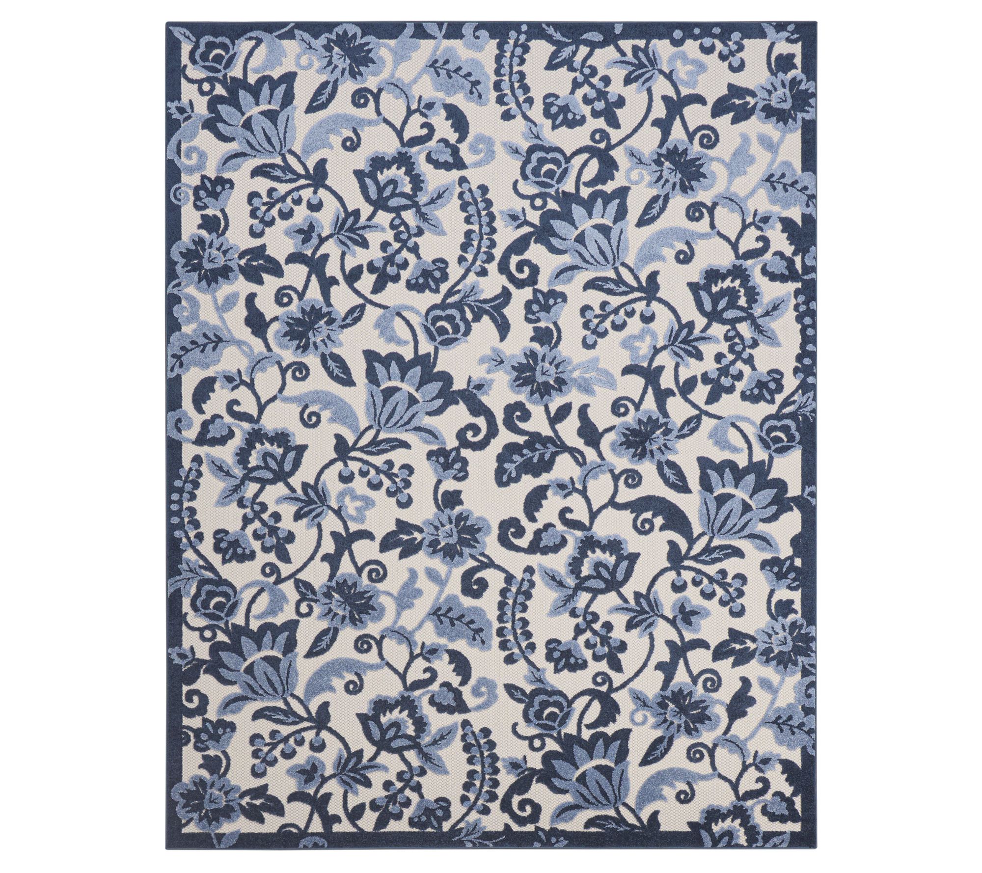 Nourison Home Oasis Garden Indoor/Outdoor 7.10' x 9.10' Rug - QVC.com