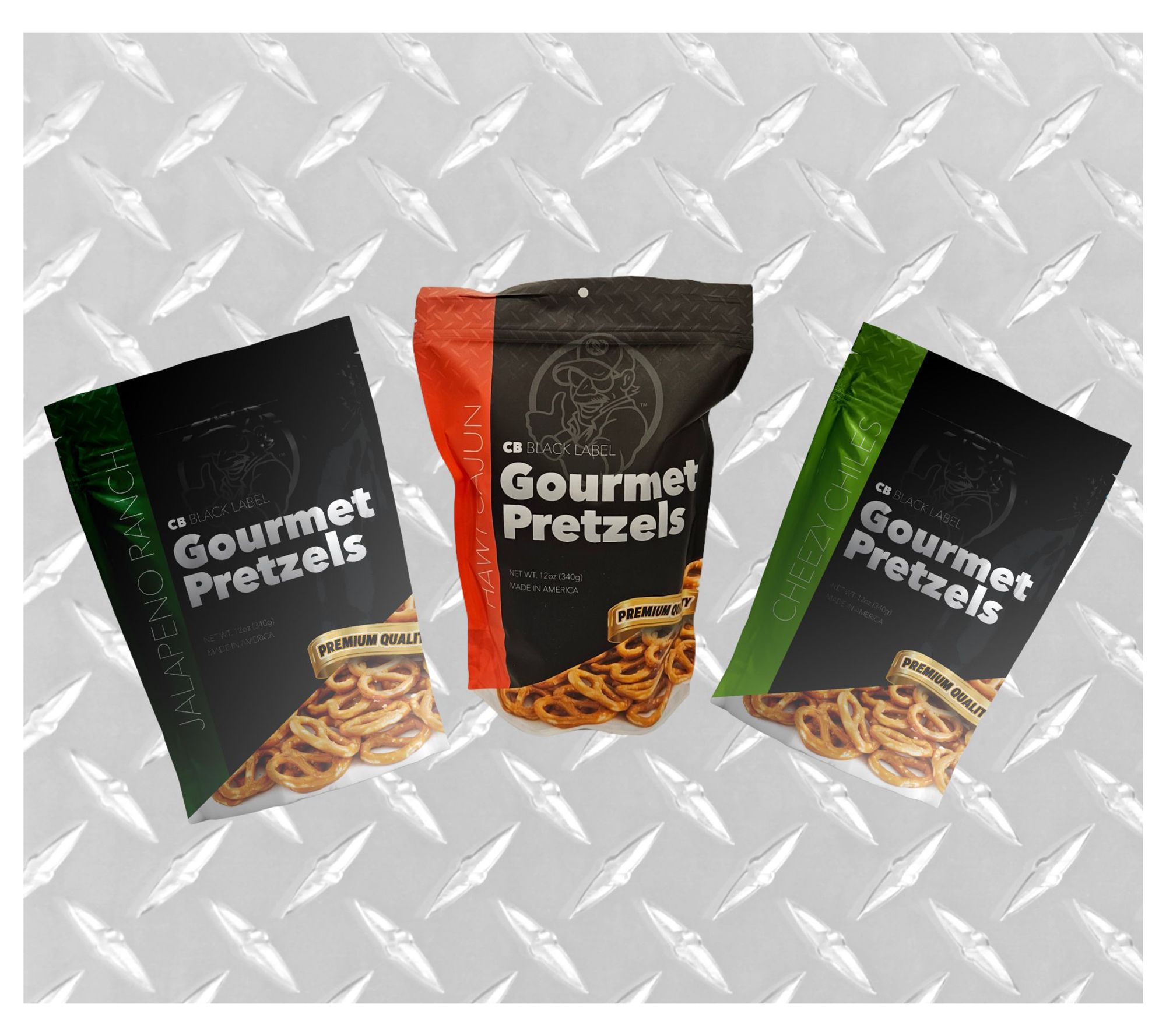 CB Black Label (3) 12oz Bags 1-H-Cajun 1-Jal-Ranch 1-C-Chiles