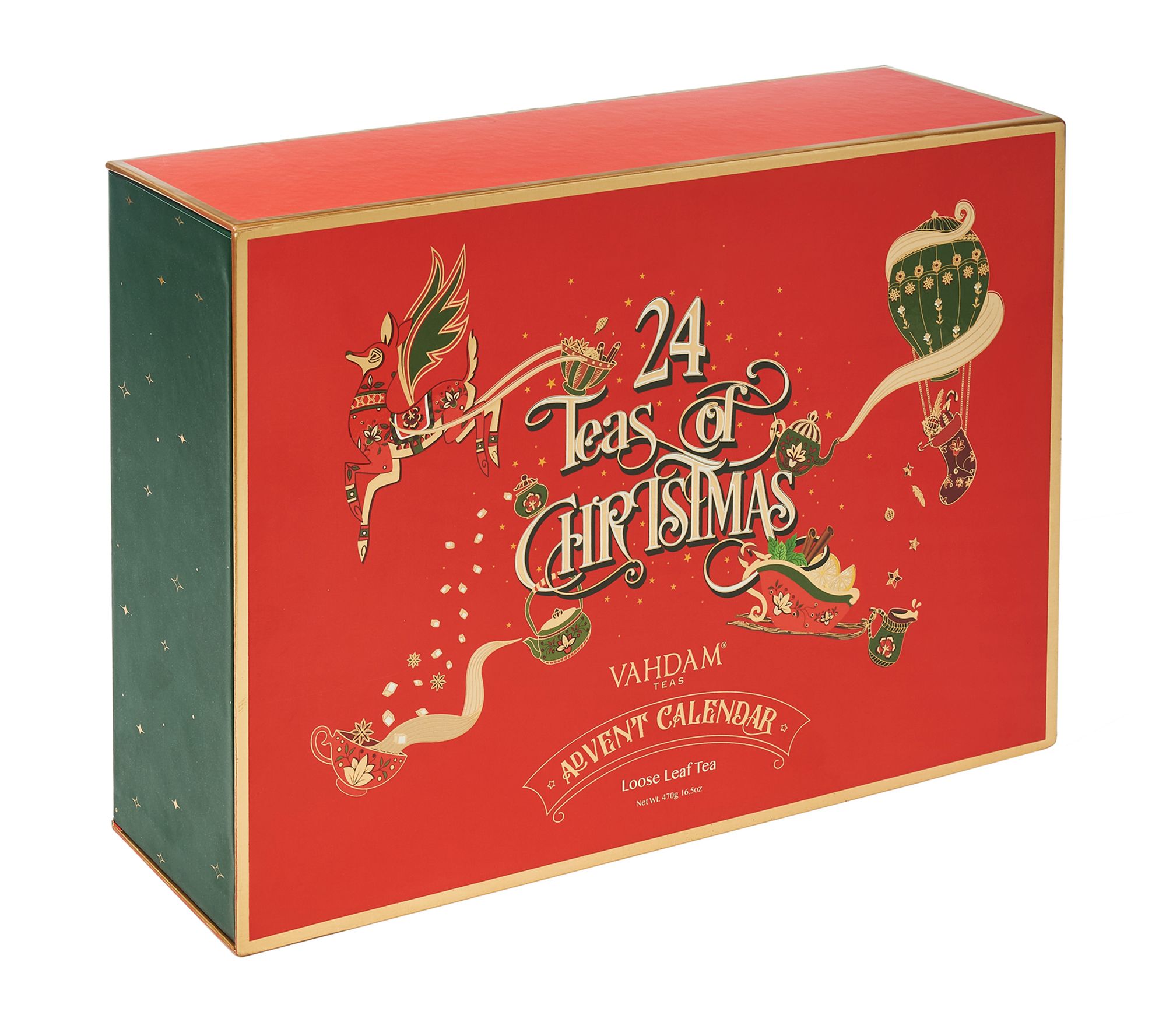 Vahdam Christmas Advent Calendar - 24 Teas - QVC.com