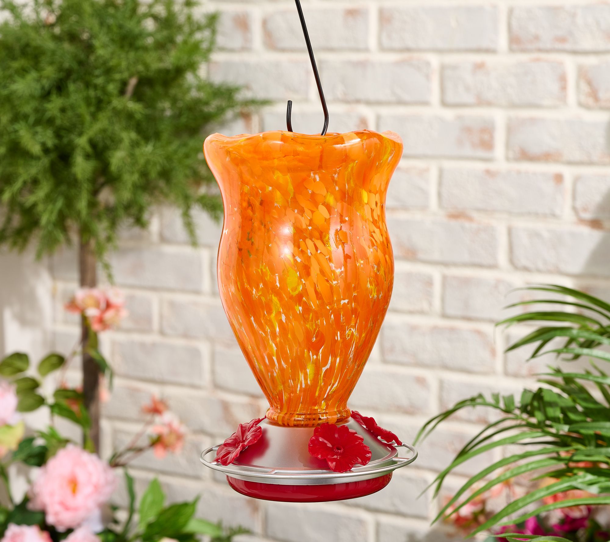 "As Is" Ultimate Innovations Hummingbird Feeder and Vase