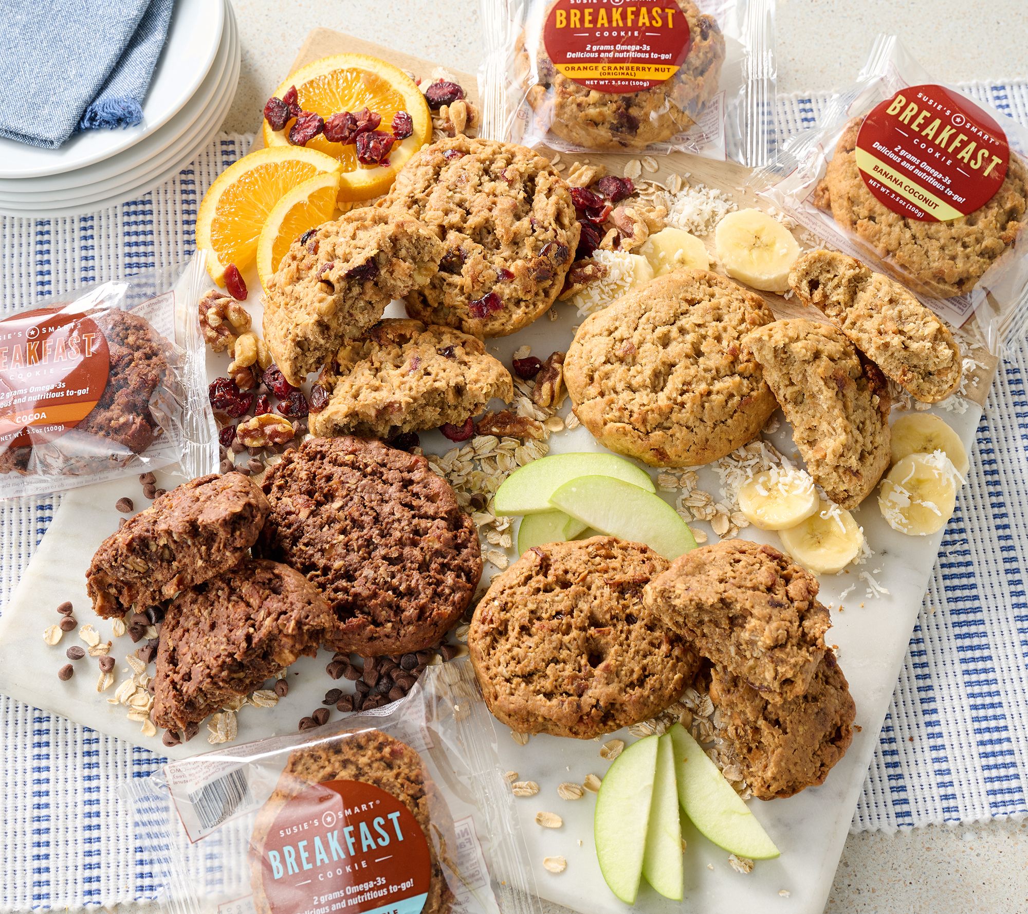 Susie's Smart Cookie (12) 3.57oz Breakfast Cookies