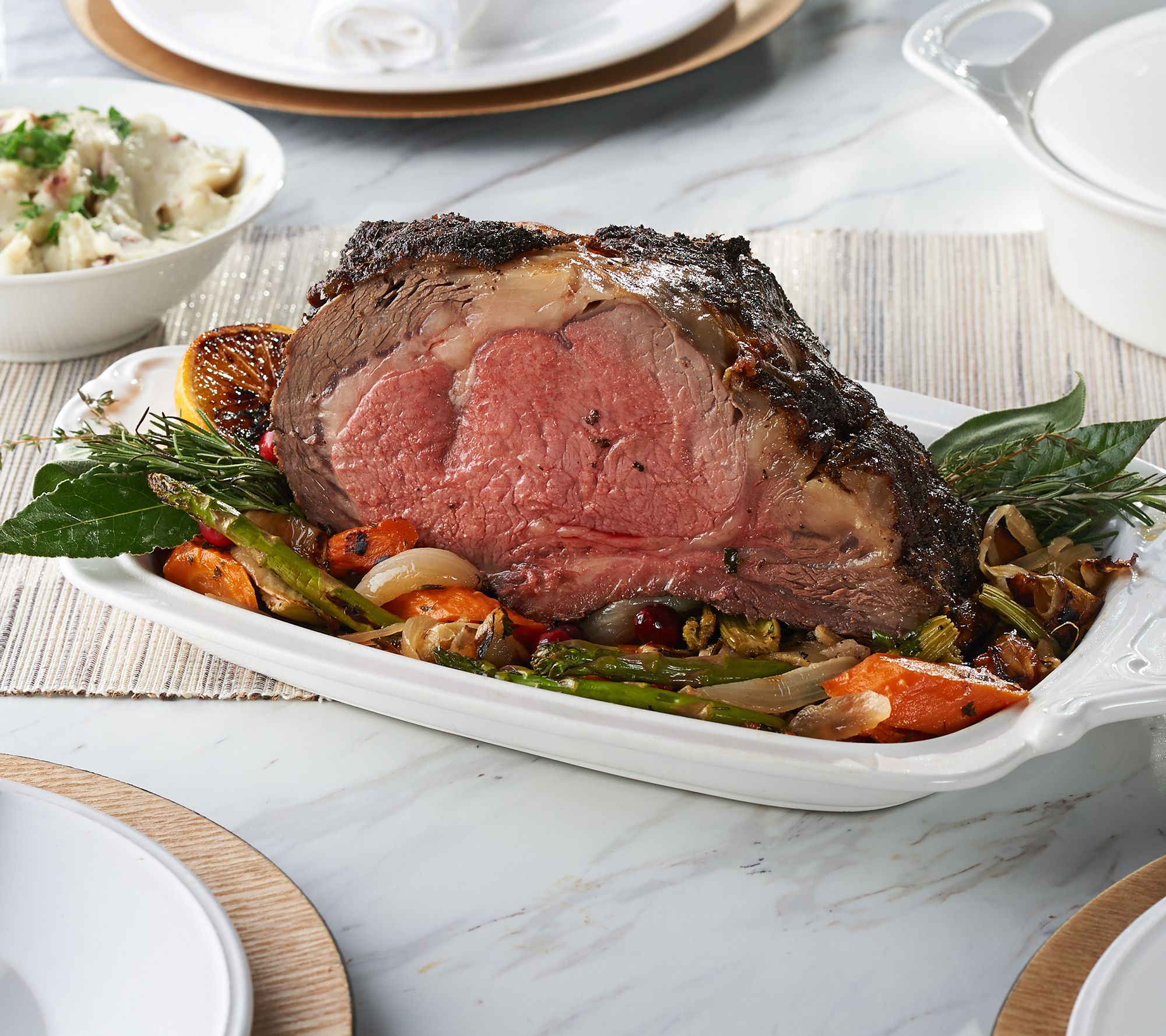 Martha Stewart 56lb Black Angus BoneIn Prime Rib Roast
