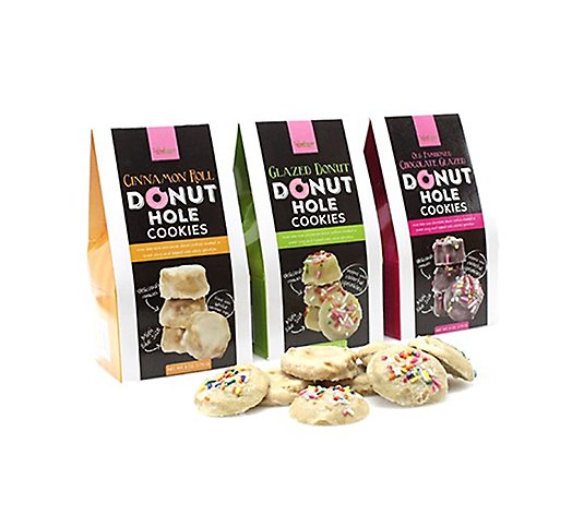 Too Good Gourmet Sampler Set of (3) Donut HoleCookies