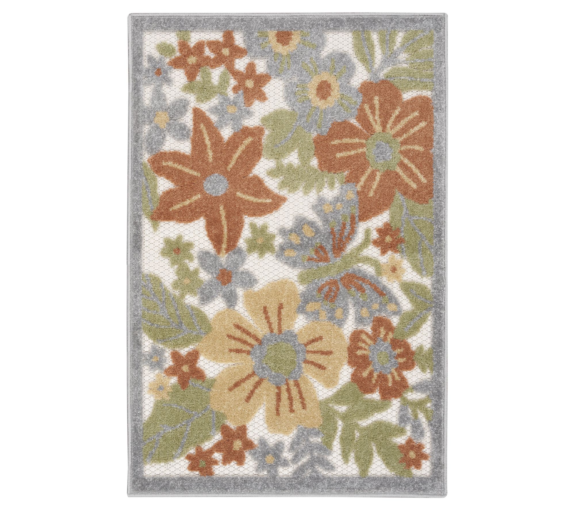 Nourison Home Butterfly Floral Indoor/Outdoor Accent Doormat